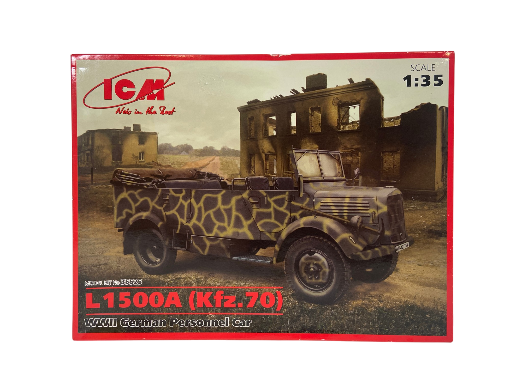 ICM 1:35 L1500A (Kfz.70) WWII German Personnel Car 35525