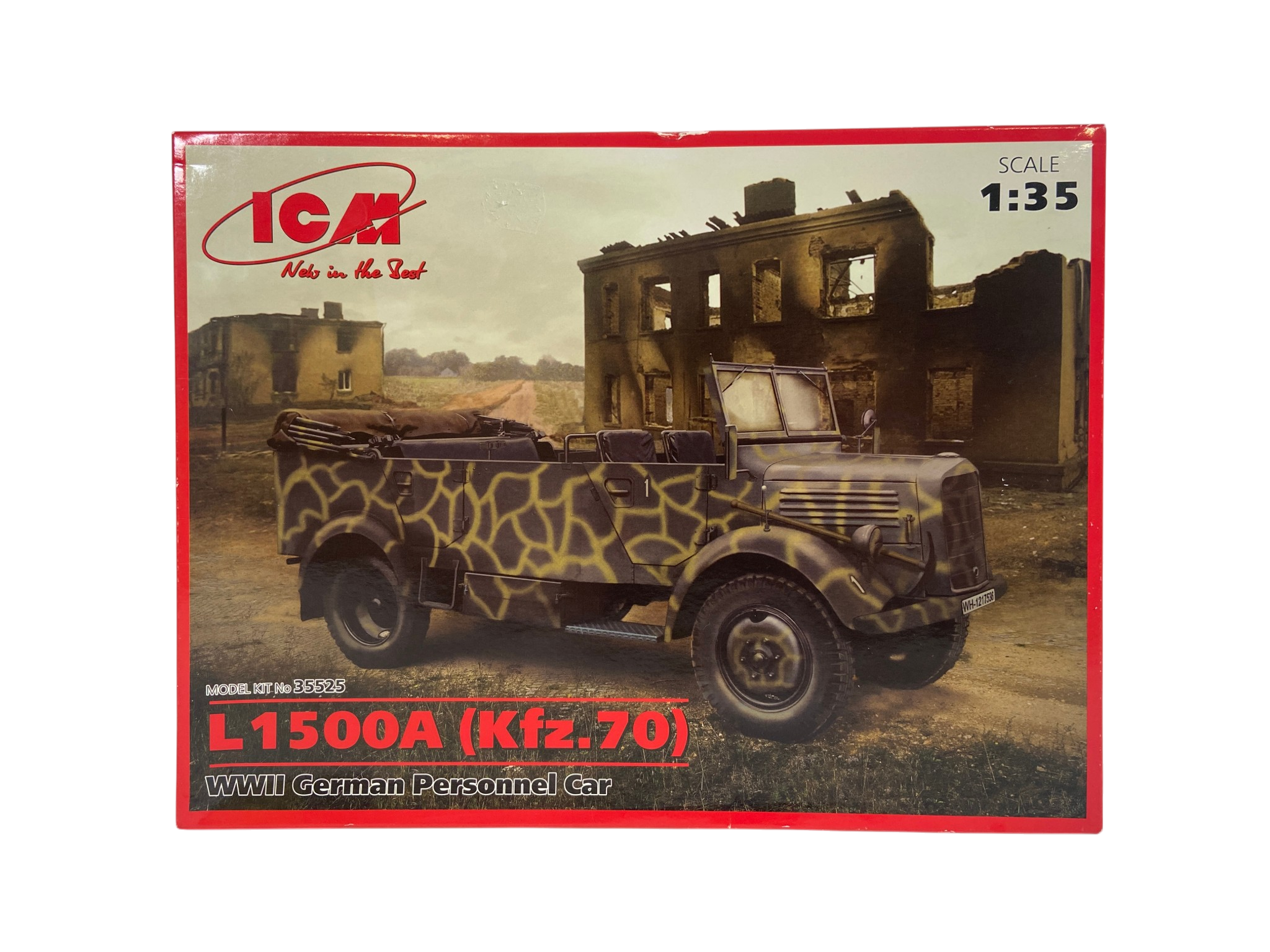 ICM 1:35 L1500A (Kfz.70) WWII German Personnel Car 35525