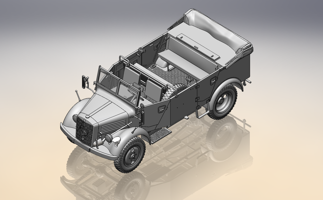 ICM 1:35 L1500A (Kfz.70) WWII German Personnel Car 35525