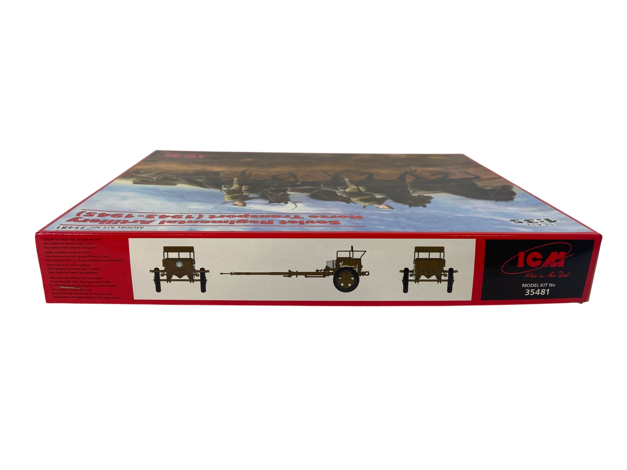 ICM 1:35 Soviet Regimental Artillery Horse Transport (1943-1945) 35481