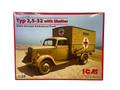 ICM 1:35 Typ 2,5-32 with Shelter WWII German Ambulance Truck 35402
