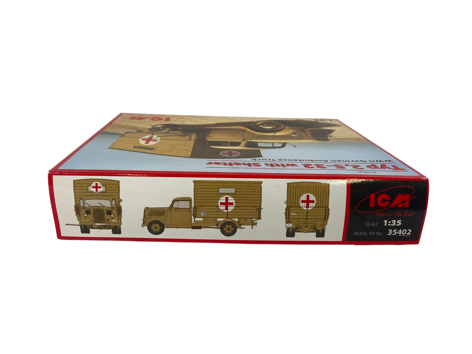 ICM 1:35 Typ 2,5-32 with Shelter WWII German Ambulance Truck 35402