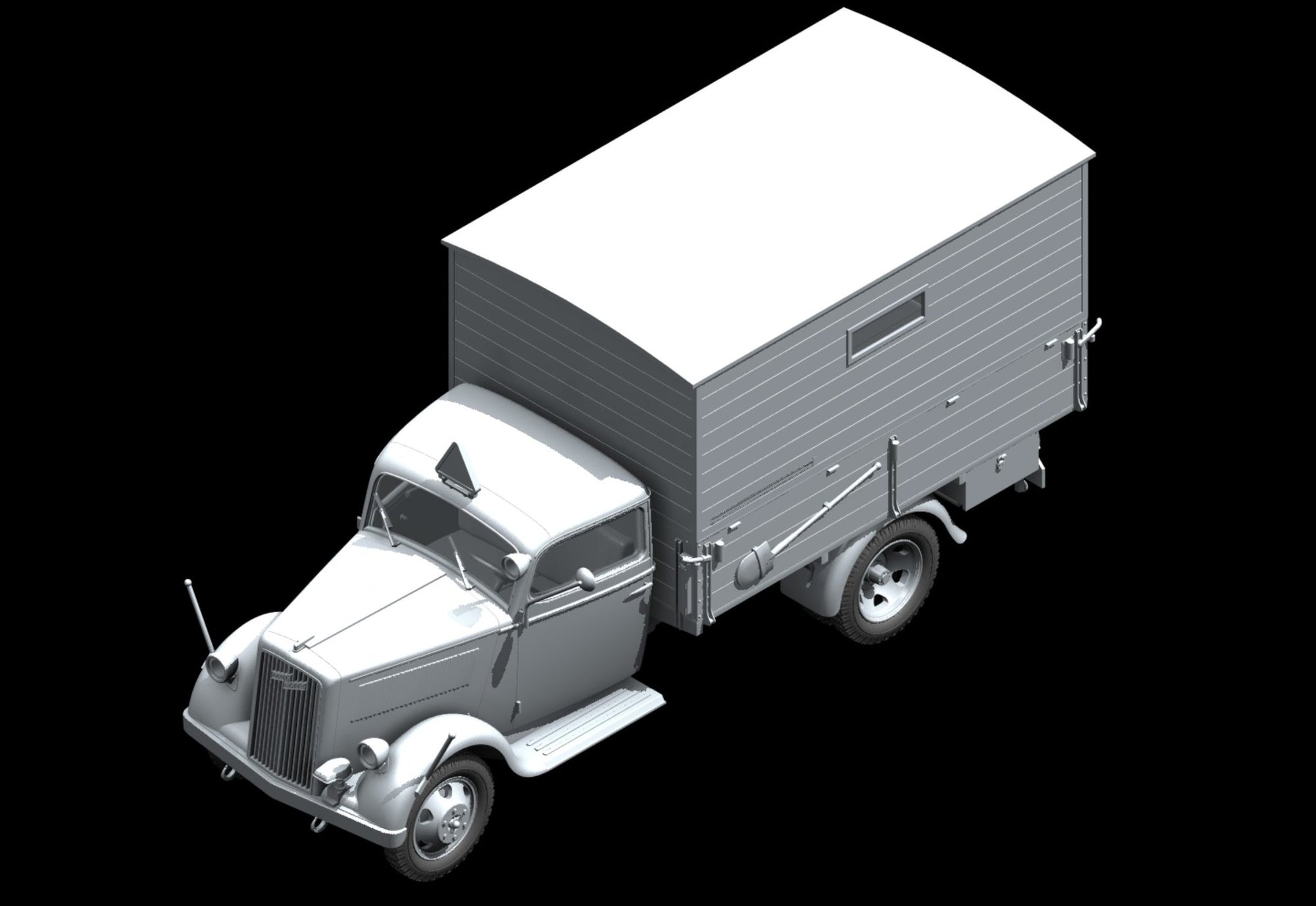 ICM 1:35 Typ 2,5-32 with Shelter WWII German Ambulance Truck 35402