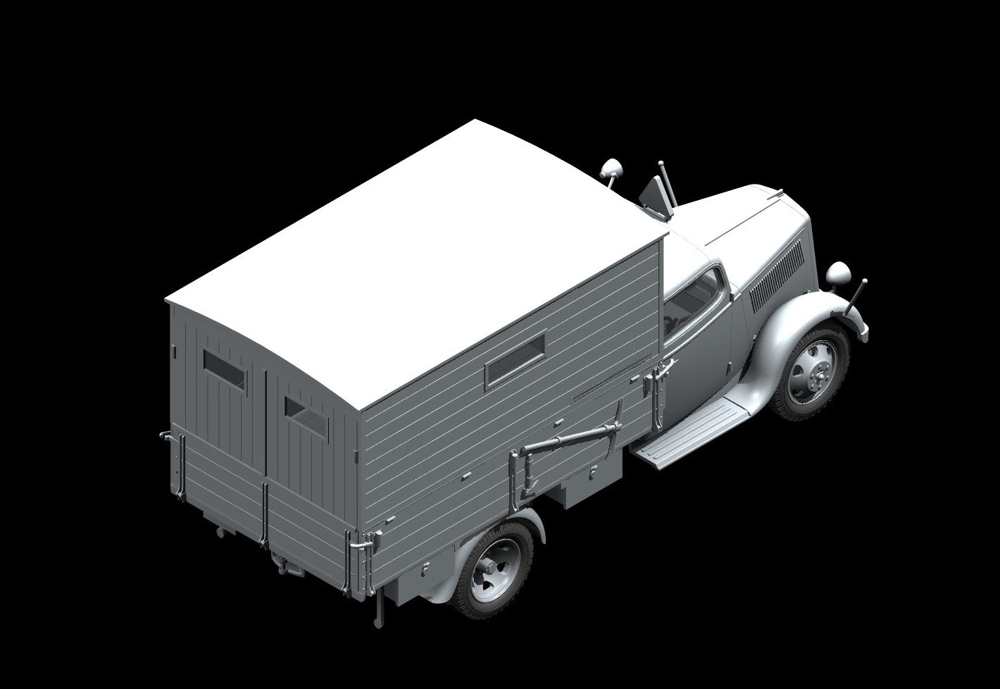 ICM 1:35 Typ 2,5-32 with Shelter WWII German Ambulance Truck 35402