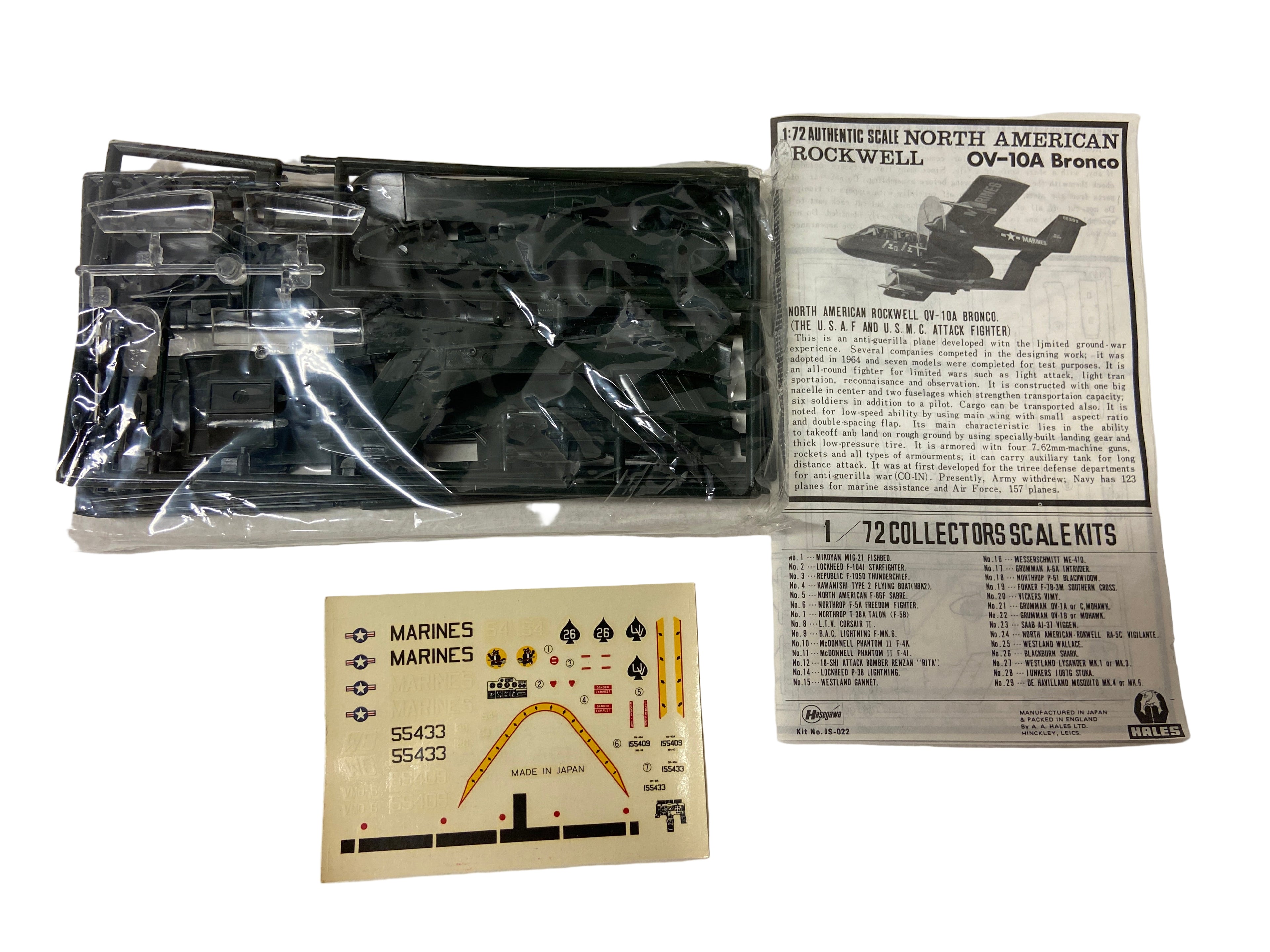 Hasegawa 1:72 OV-10A Bronco JS-022