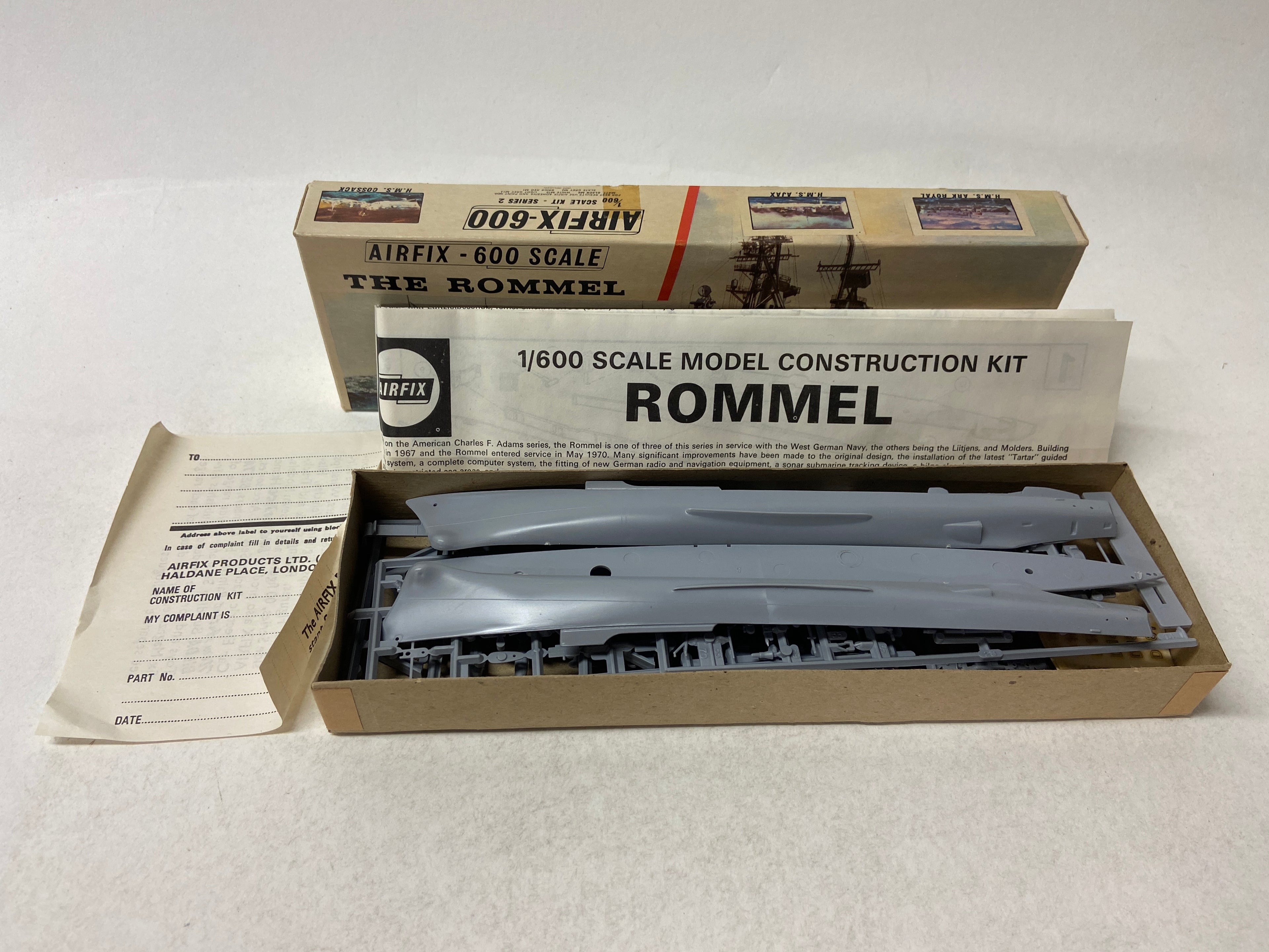 Airfix 1:600 The Rommel F202S