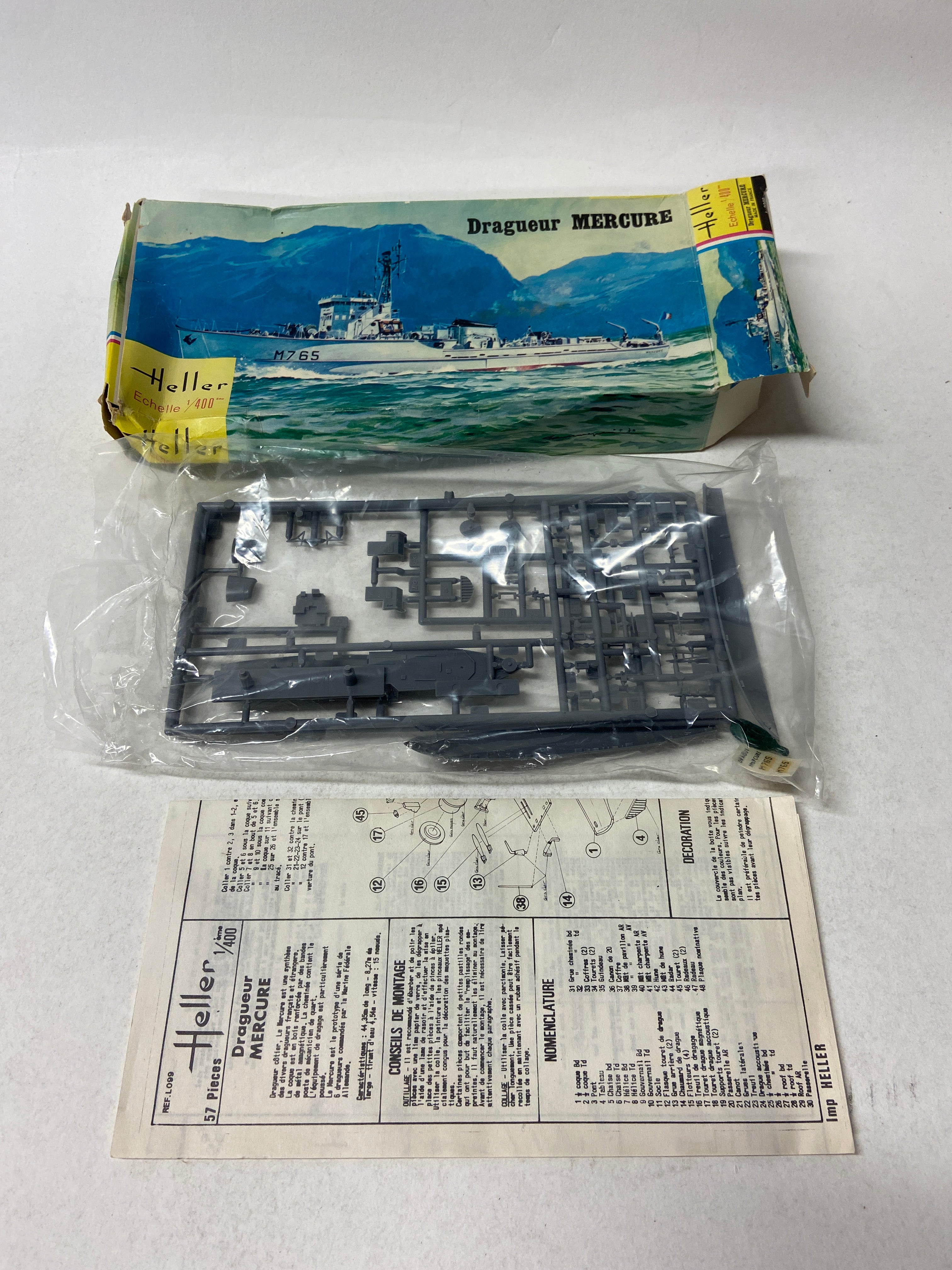 Heller 1:400 Dragueur Mercure L 2099