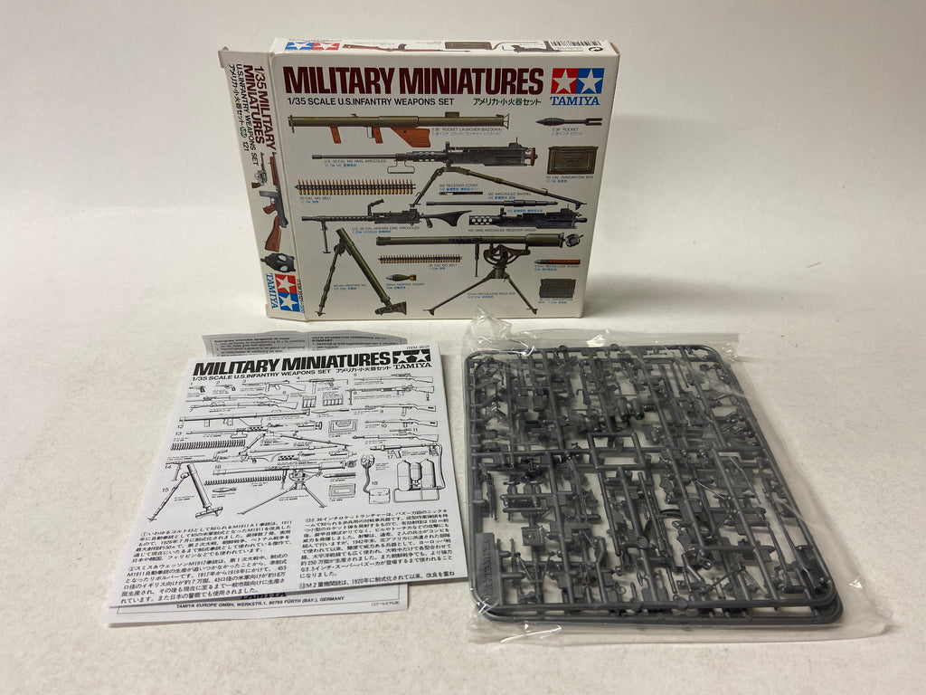 Military Miniatures U.S. Infantry Weapons Set