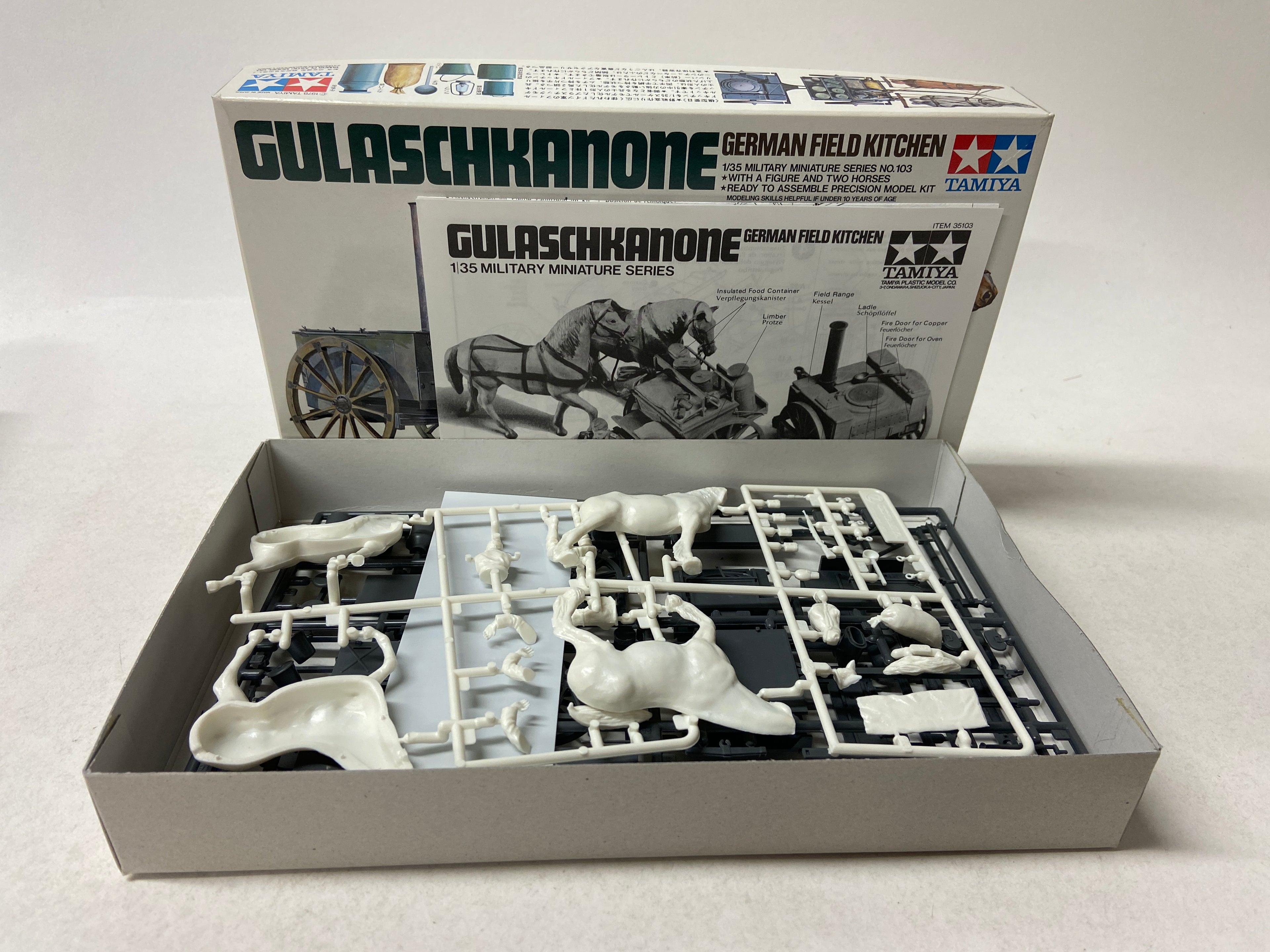Tamiya 1:35 Gulaschkanone German Field Kitchen 35103