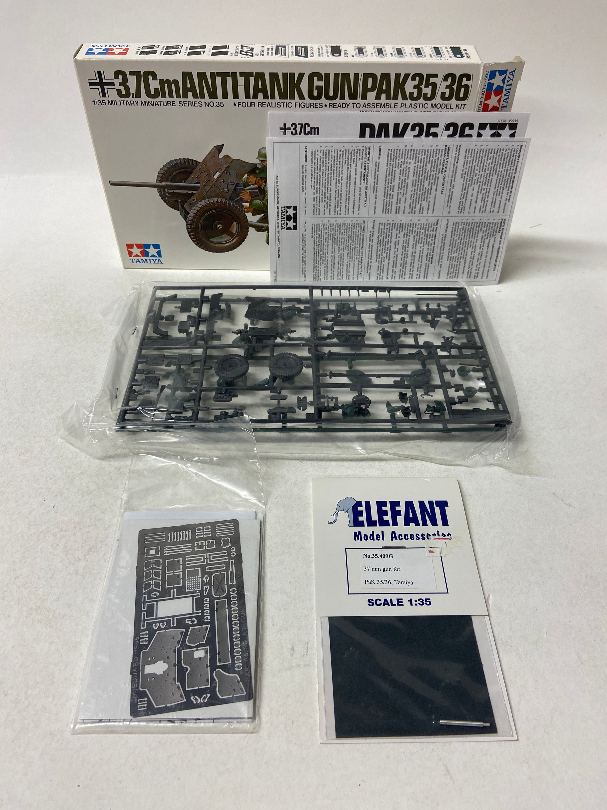 3.7Cm Anti-Tank Gun (Pak35/36) incl. upgrade sets
