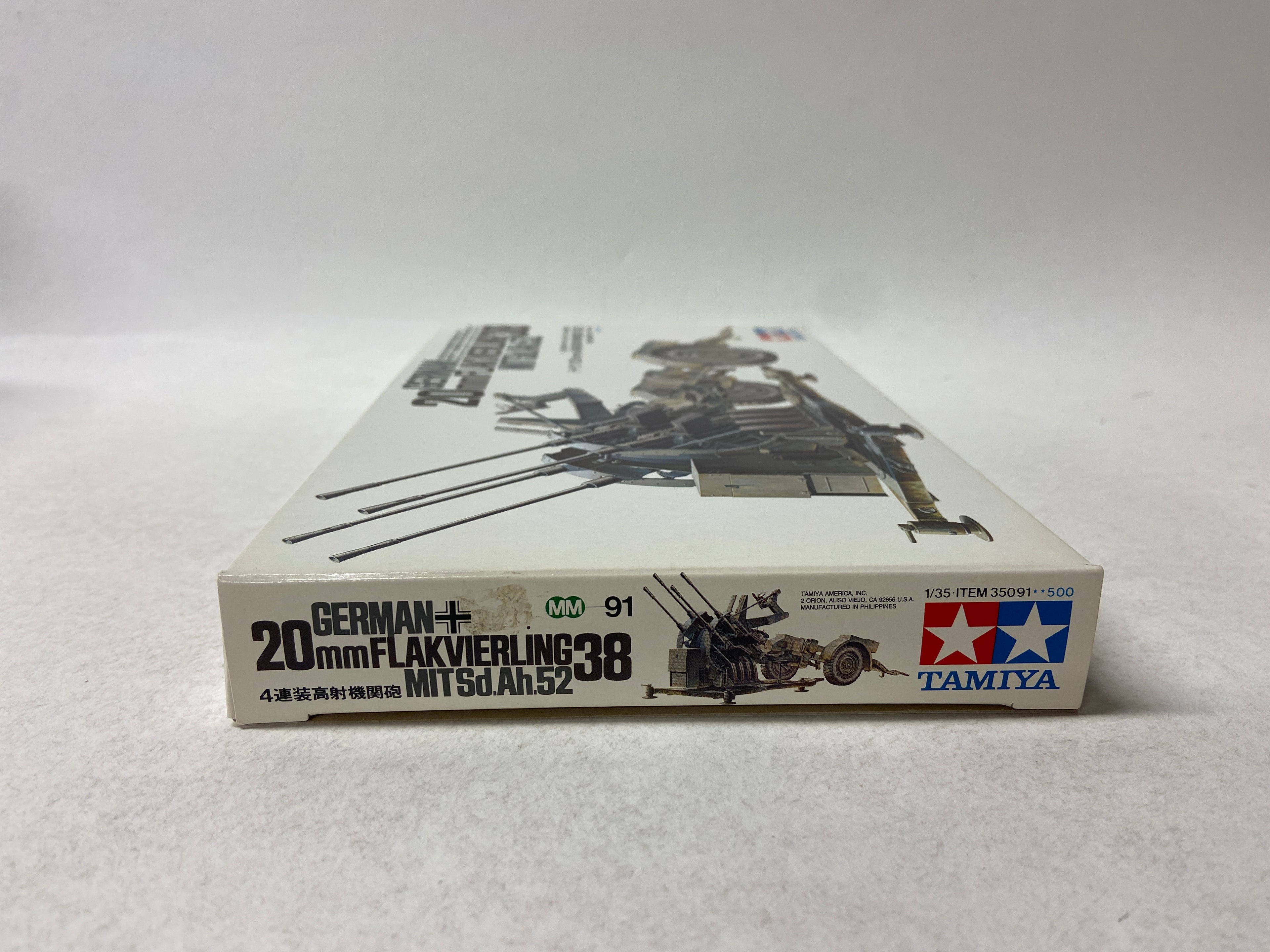 Tamiya 1:35 German 20mm Flakvierling 38 MIT Sd.Ah.52 MM191