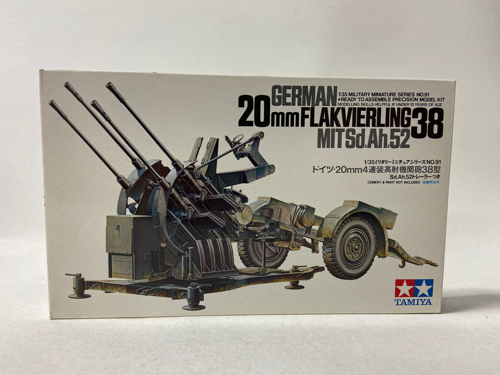 German 20mm Flakvierling 38 MIT Sd.Ah.52