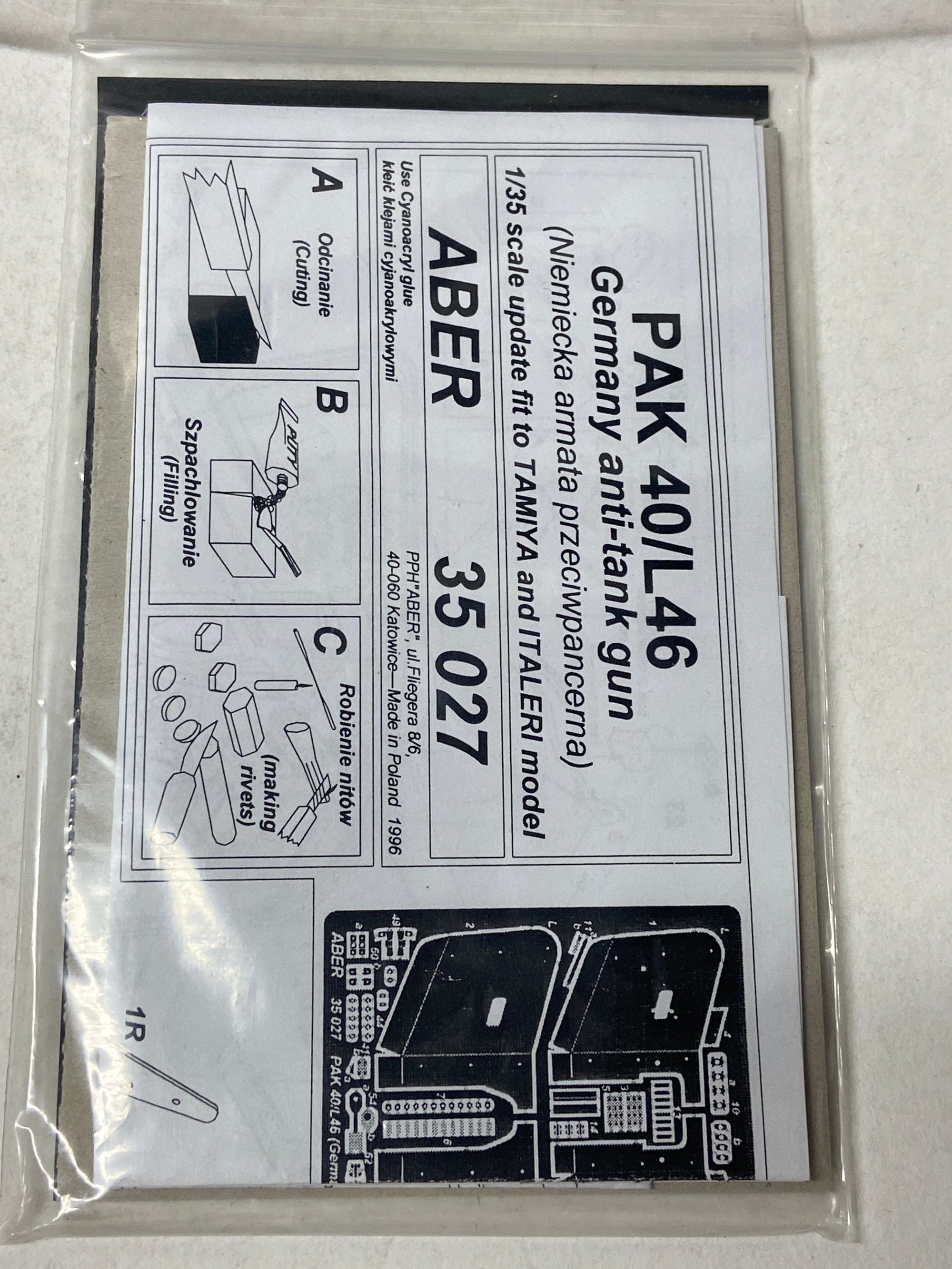 7.5cm Anti-Tank Gun Pak 40 L46 incl. upgrade sets