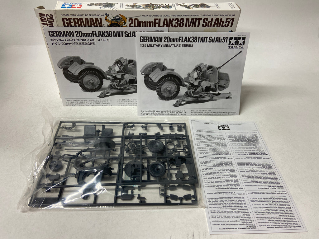 German 20mm Flak 38 mit Sd.Ah.51