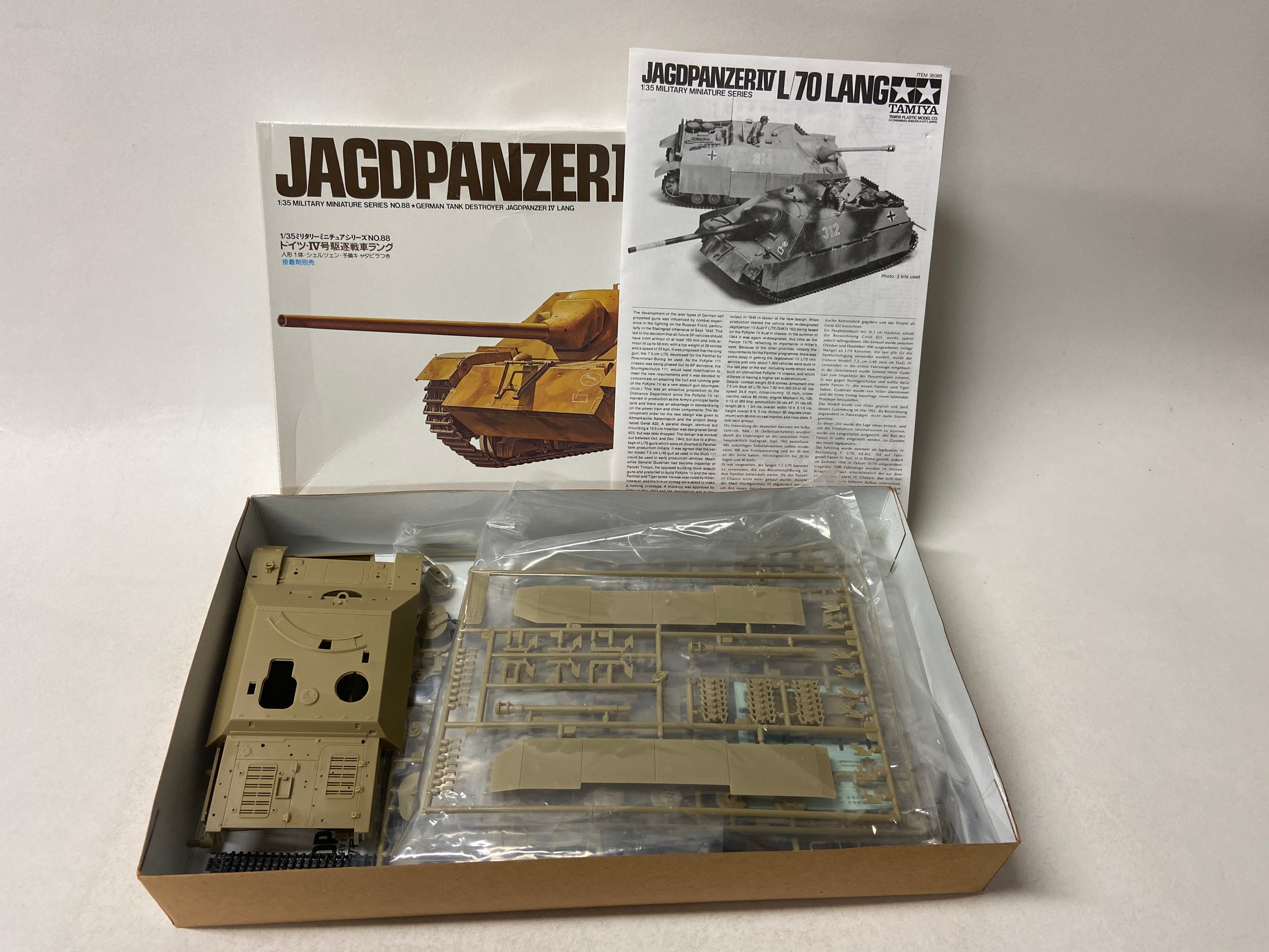 Tamiya 1:35 Jagdpanzer IV L/70 Lang 35088