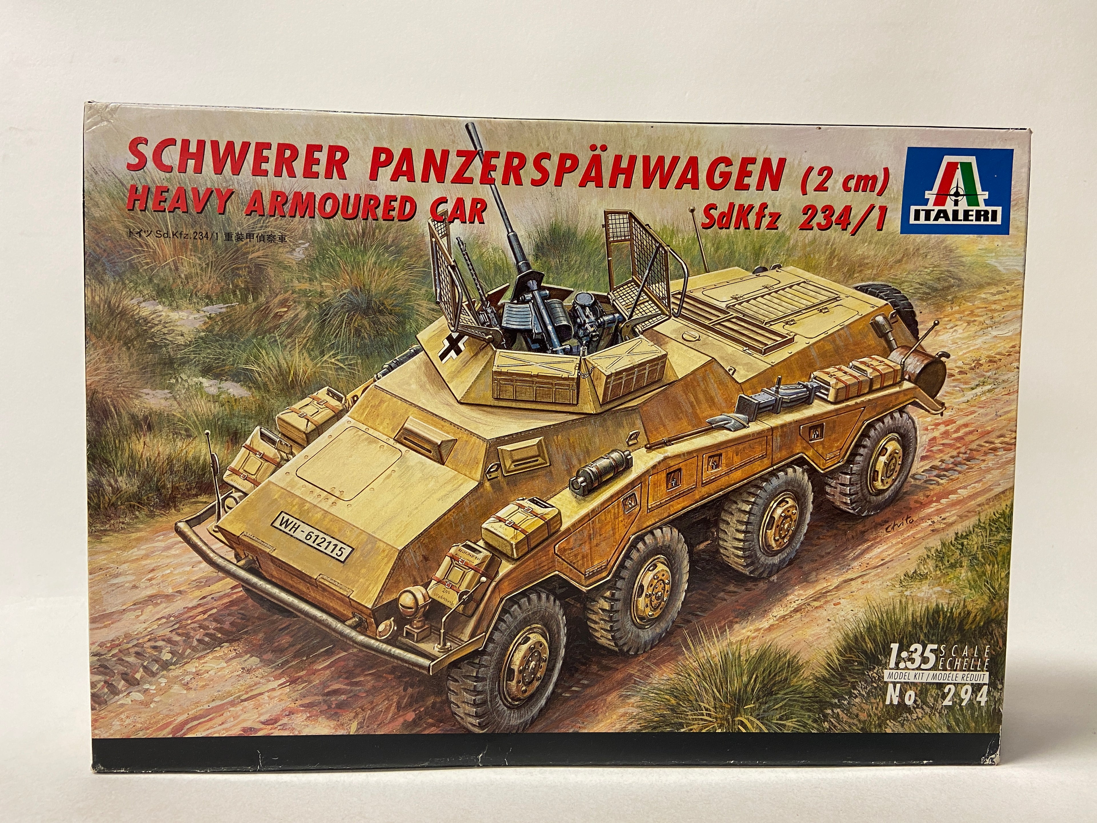 Italeri 1:35 Schwerer Panzerspähwagen SdKfz 234/1 incl. upgrade sets 294