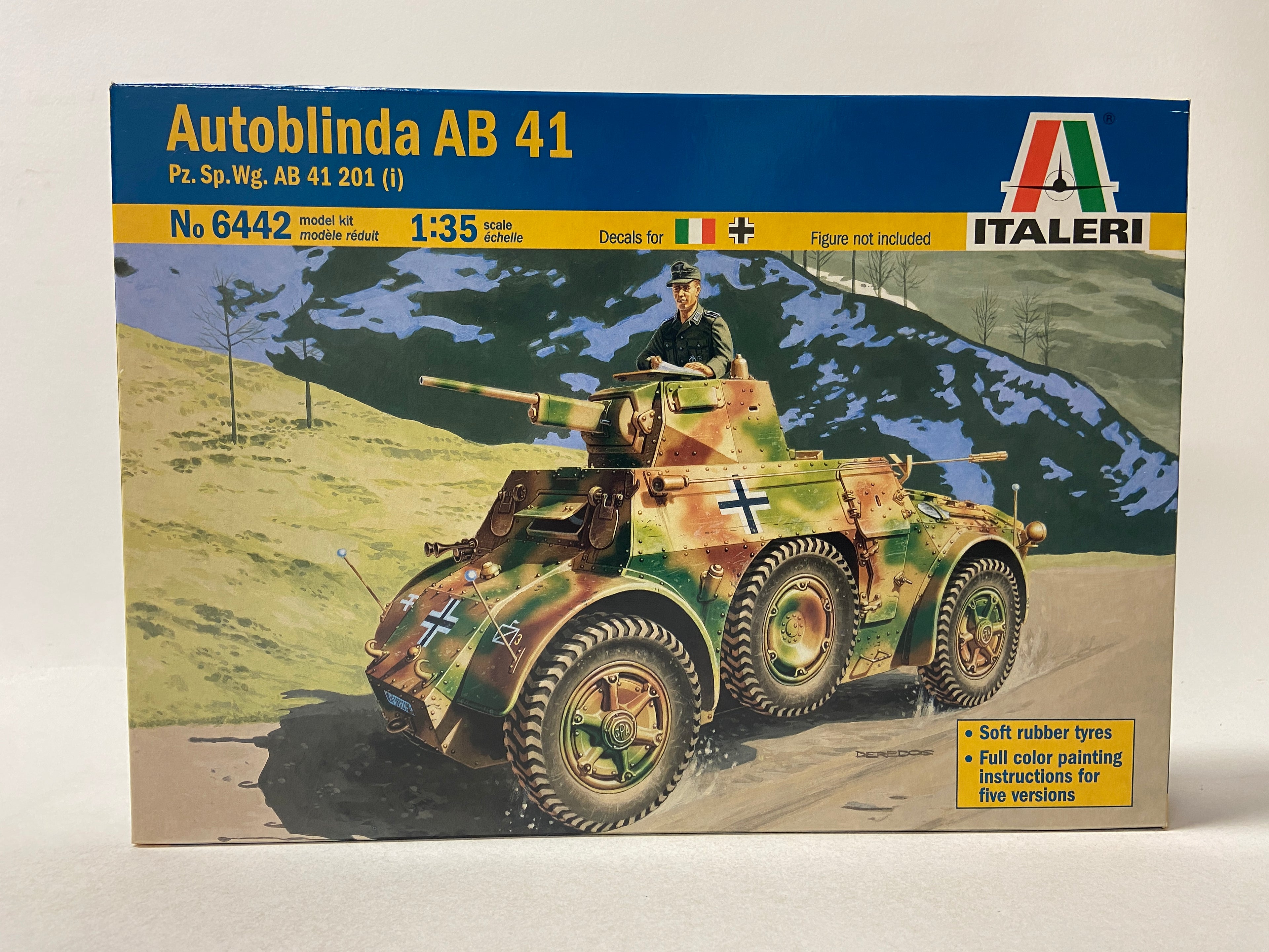 Italeri 1:35 Autoblinda AB 41 Pz. Sp. Wg. AB 41 201 (i) 6442