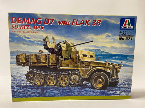 Italeri 1:35 Demag D7 with Flak 38 Sd.Kfz. 10/5 371