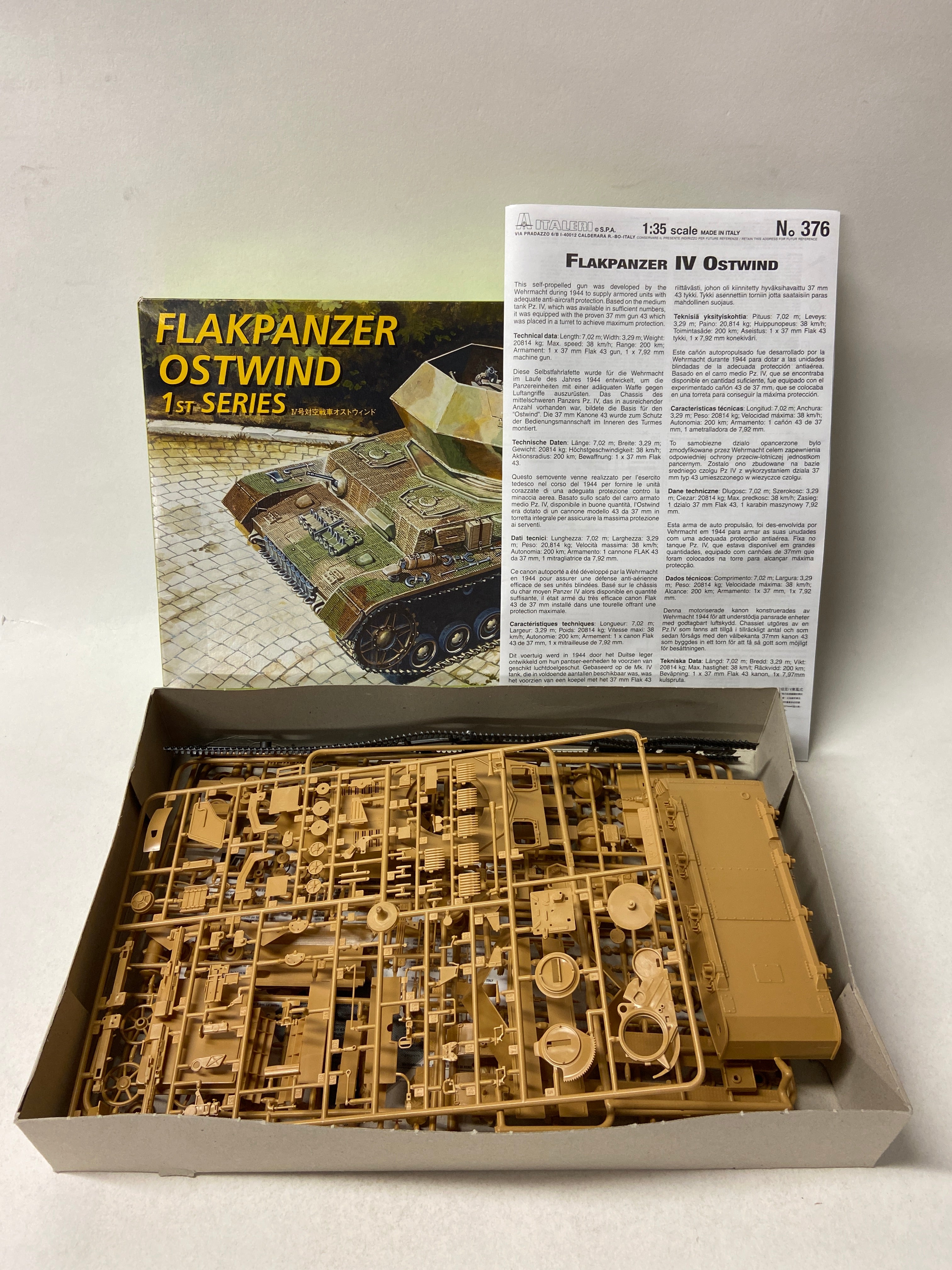 Italeri 1:35 Flakpanzer Ostwind 1st Series 376