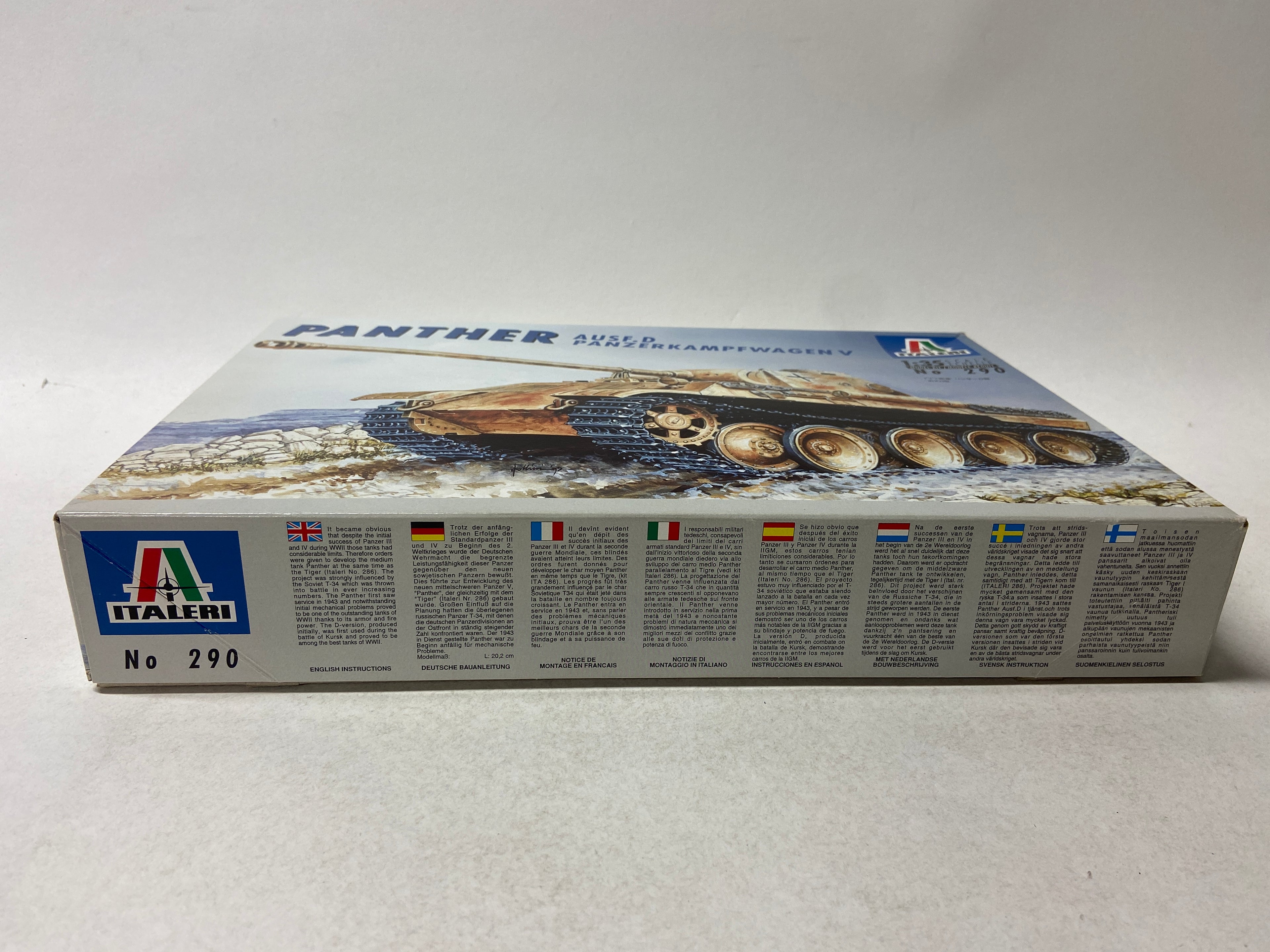 Italeri 1:35 Panther Ausf. D Panzerkampfwagen V incl. upgrade sets 290