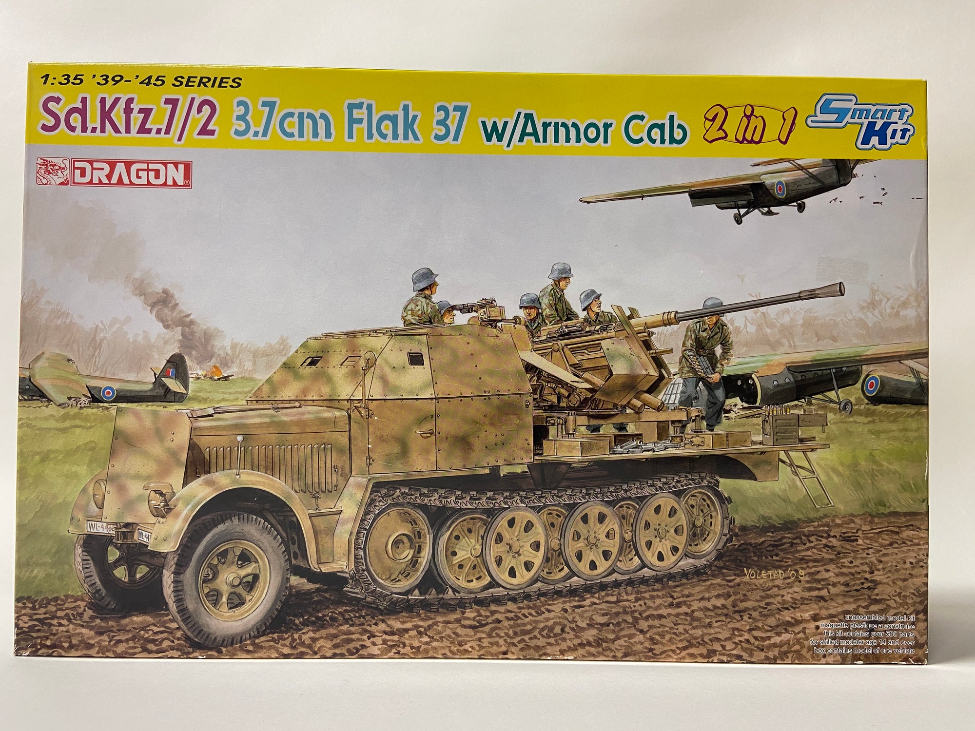 Sd.Kfz.7/2 3.7cm Flak 37 w/Armor Cab "2 in 1"