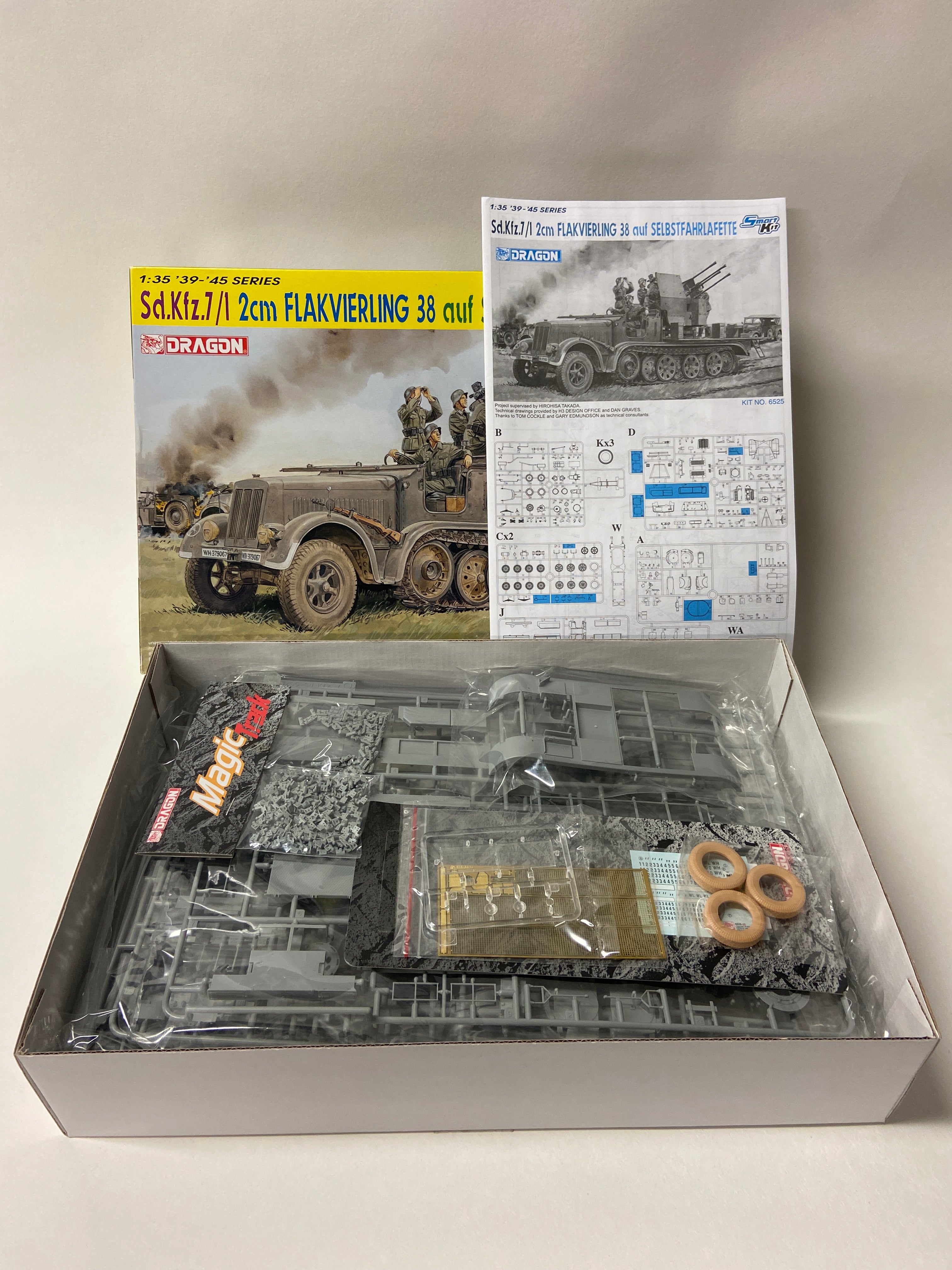 Dragon 1:35 Sd.Kfz.7/1 2cm Flakvierling 38 auf Selbstfahrlafette 6525