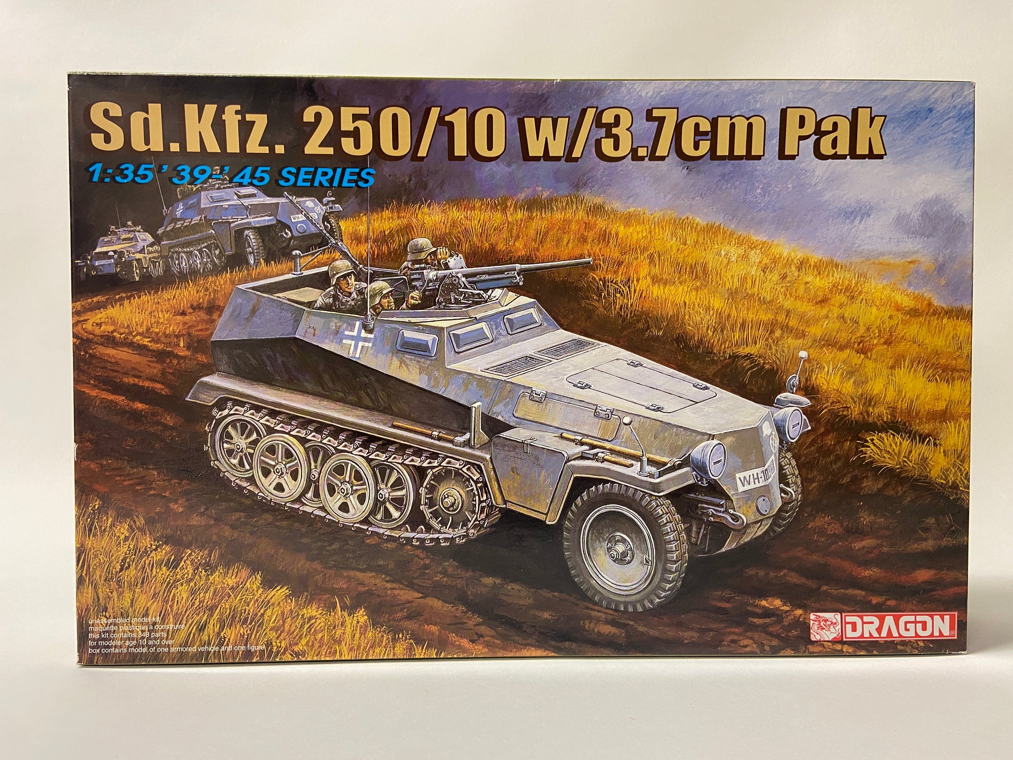 Sd.Kfz. 250/10 w/3.7cm Pak incl. Aber upgrade set