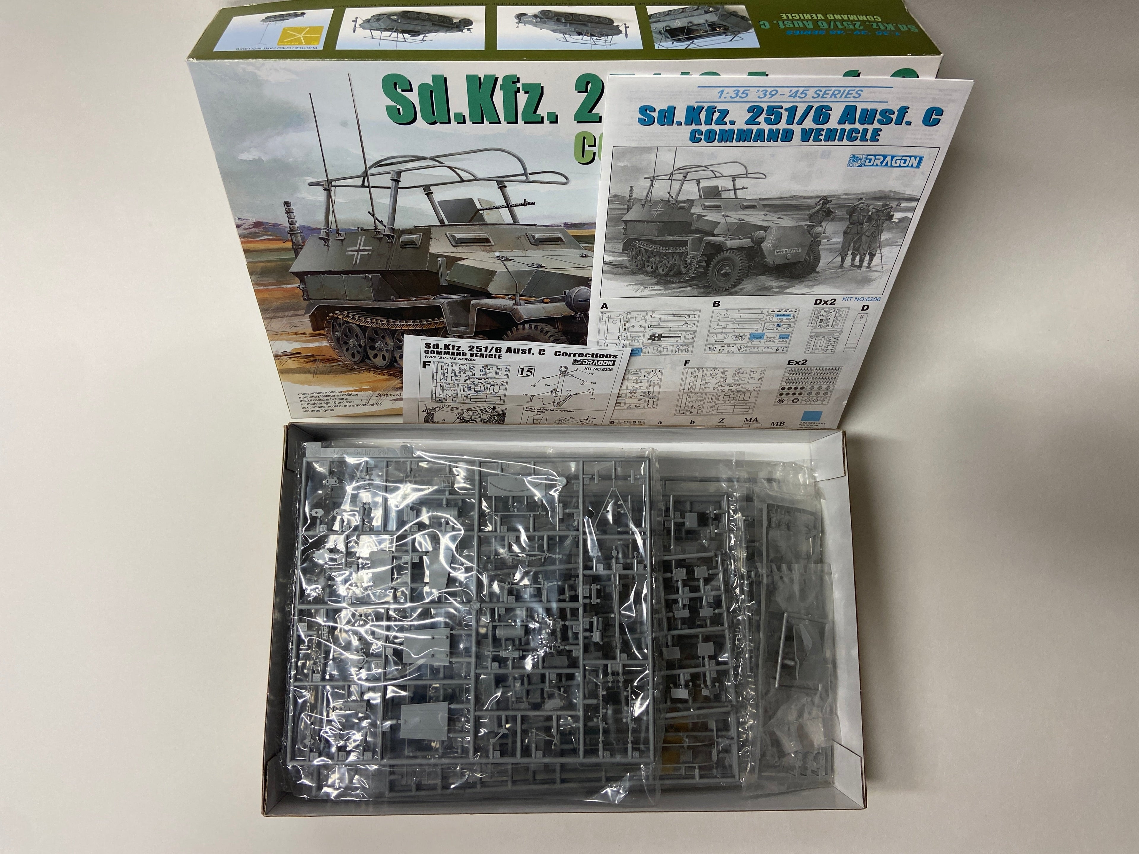 Dragon 1:35 Sd.Kfz. 251/6 Ausf. C Command Vehicle 6206