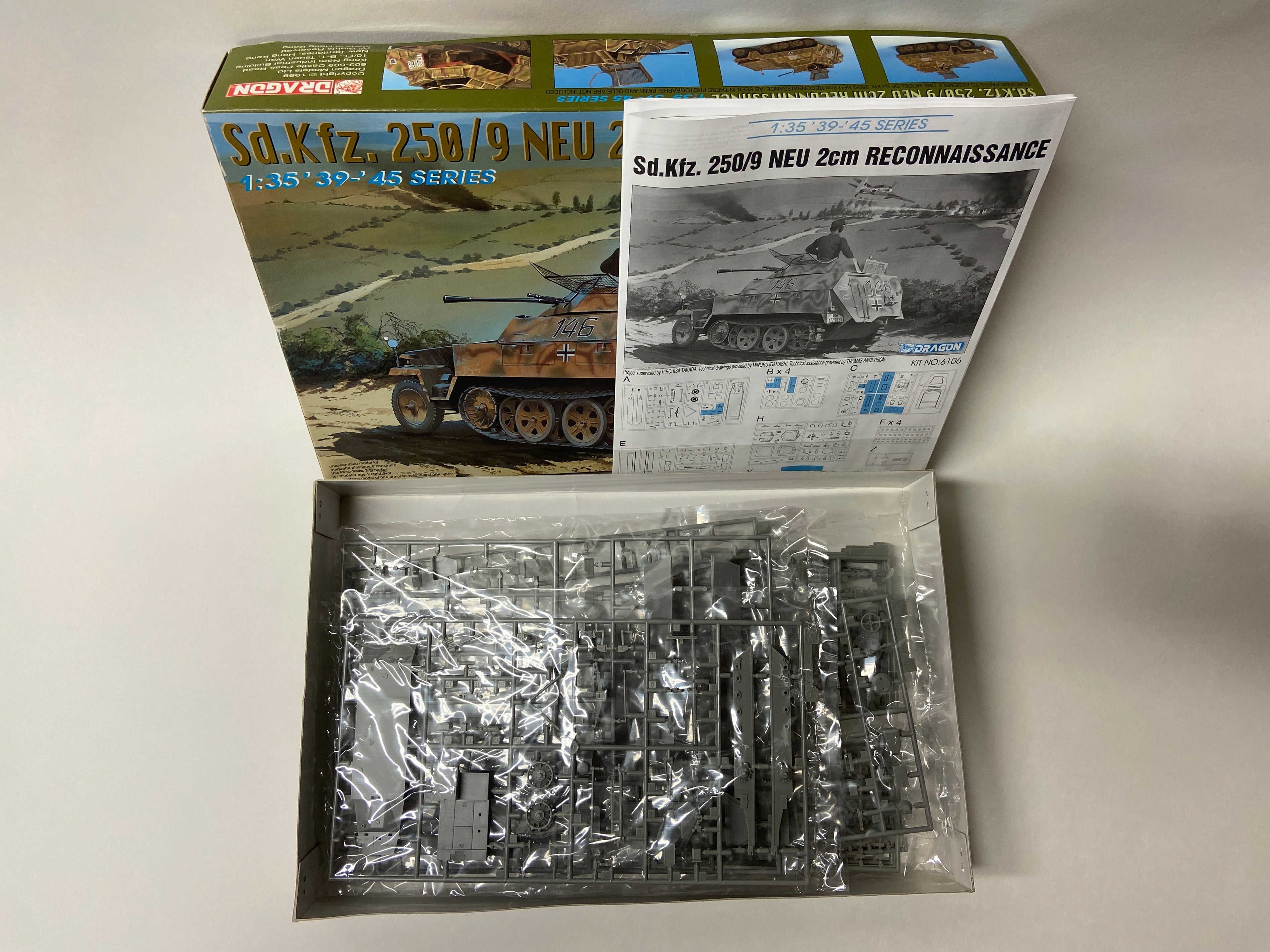 Dragon 1:35 Sd.Kfz. 250/9 Neu 2cm Reconnaissance 6106
