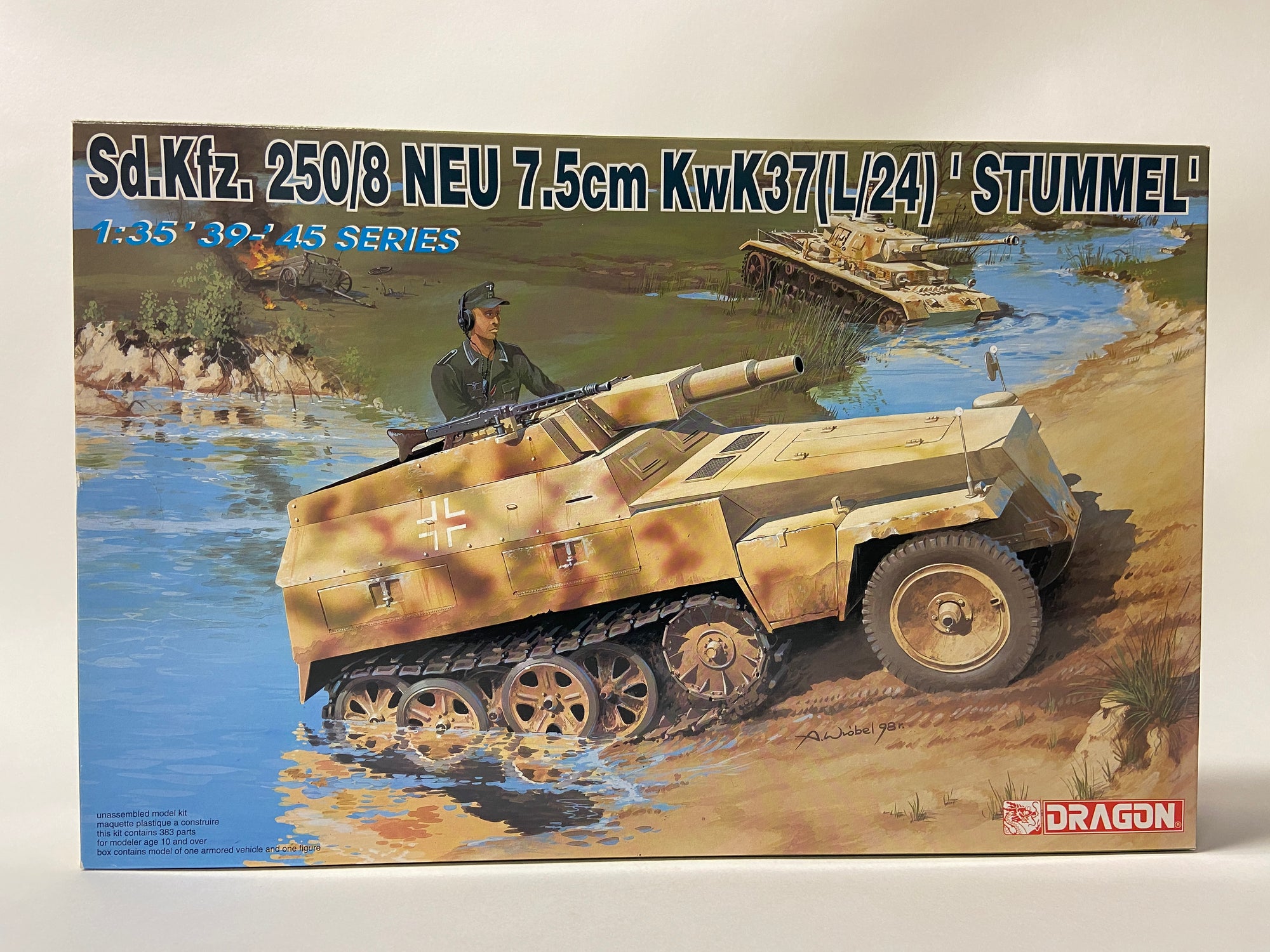Sd.Kfz. 250/8 Neu 7.5cm KwK37(L/24) 'Stummel' incl. Aber upgrade sets