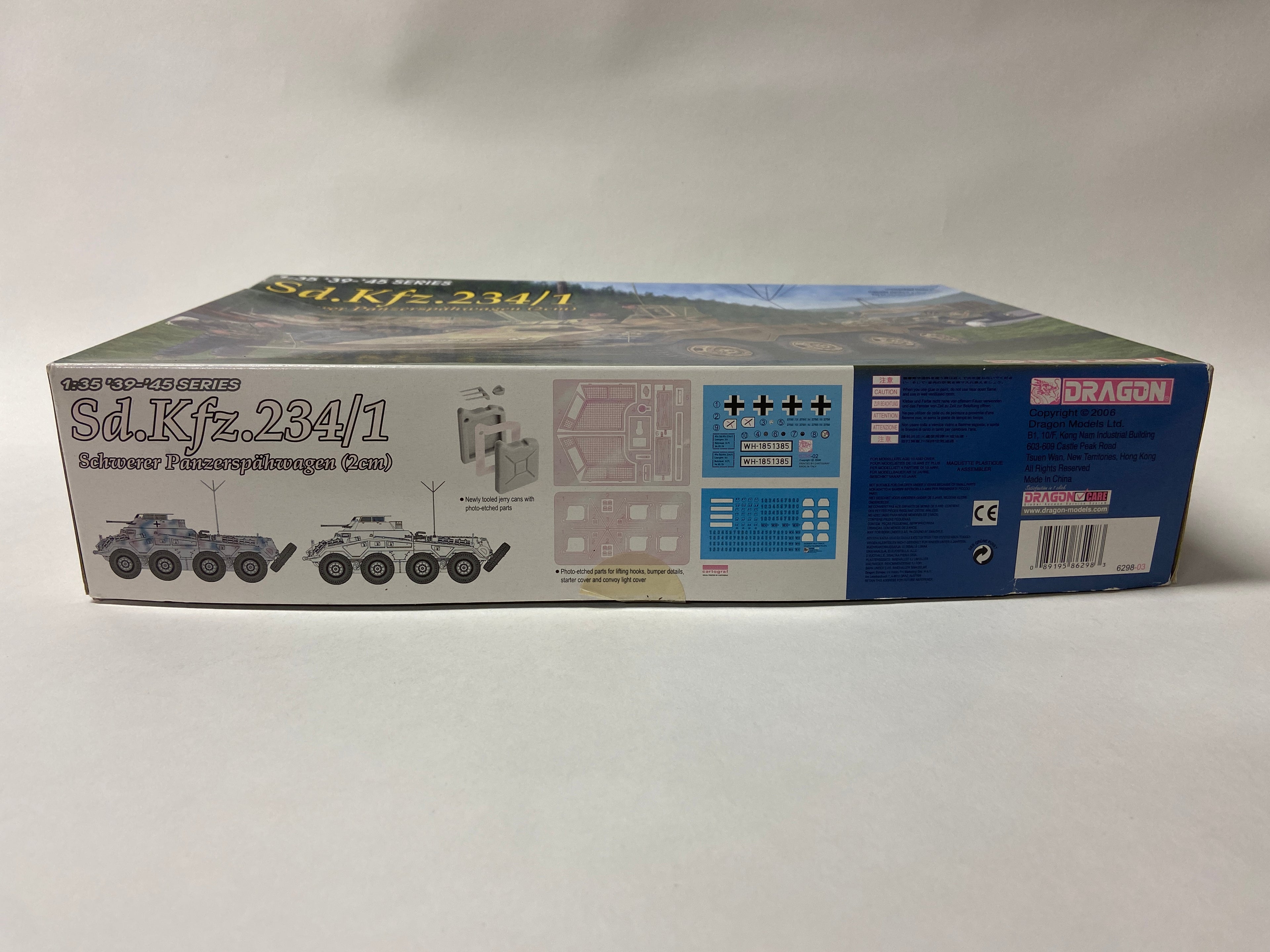 Dragon 1:35 Sd.Kfz. 234/1 Schwerer Panzerspähwagen (2cm) 6298