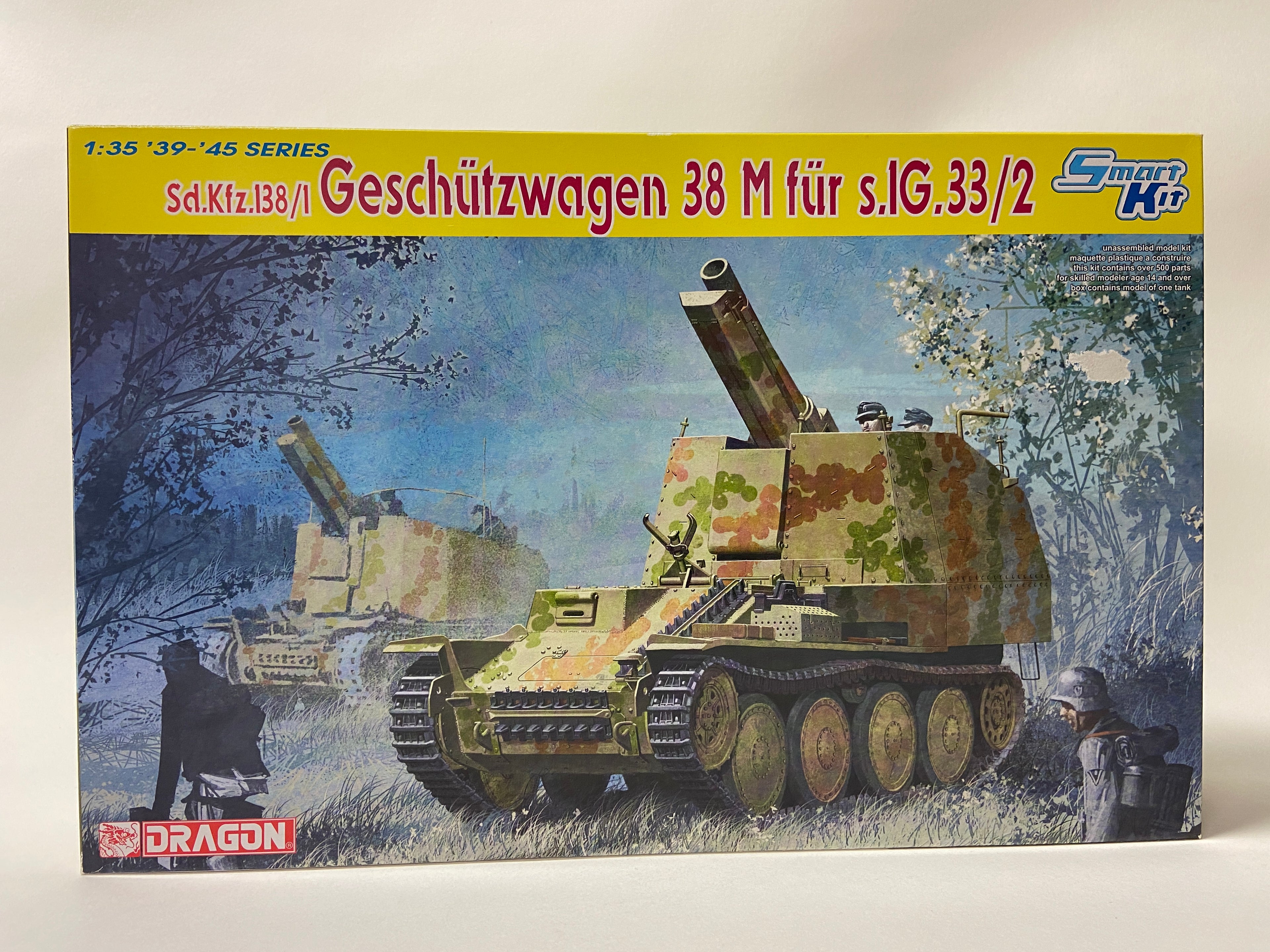 Dragon 1:35 Sd.Kfz. 138/1 Geschützwagen 38 M für s.1G.33/2 6429