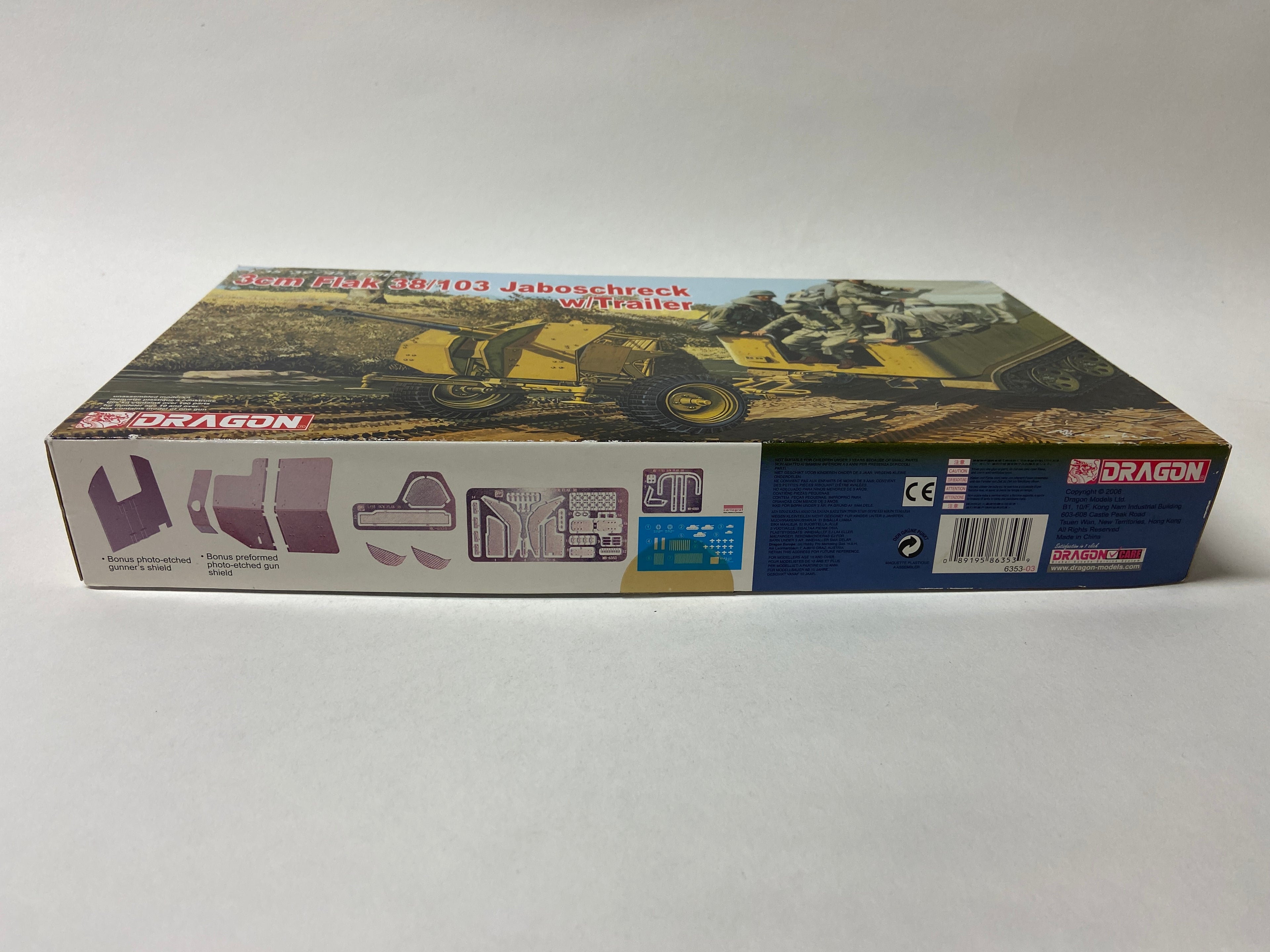 Dragon 1:35 3cm Flak 38/103 Jaboschreck w/Trailer 6353