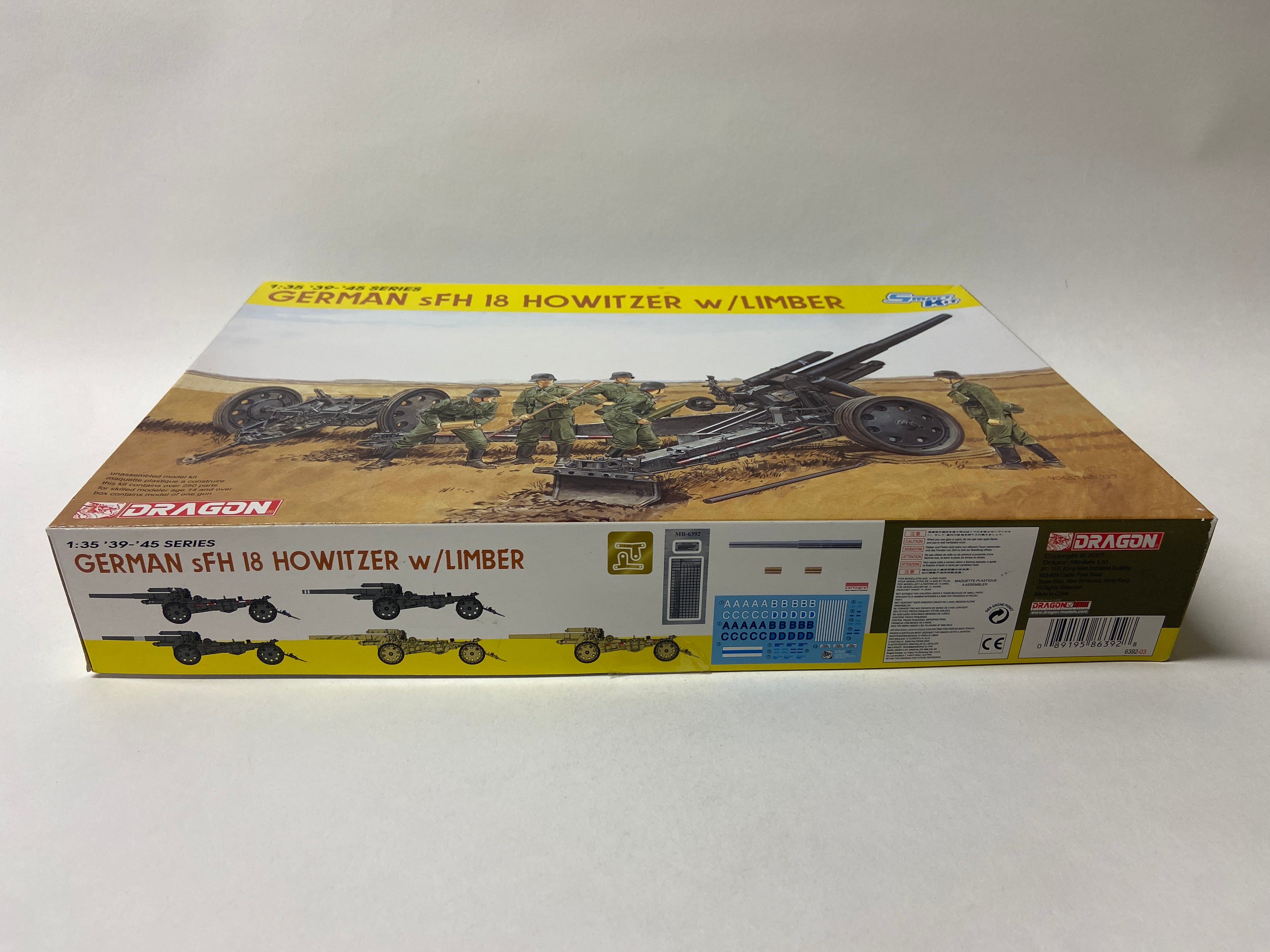 Dragon 1:35 German sFH 18 Howitzer w/Limber 6392