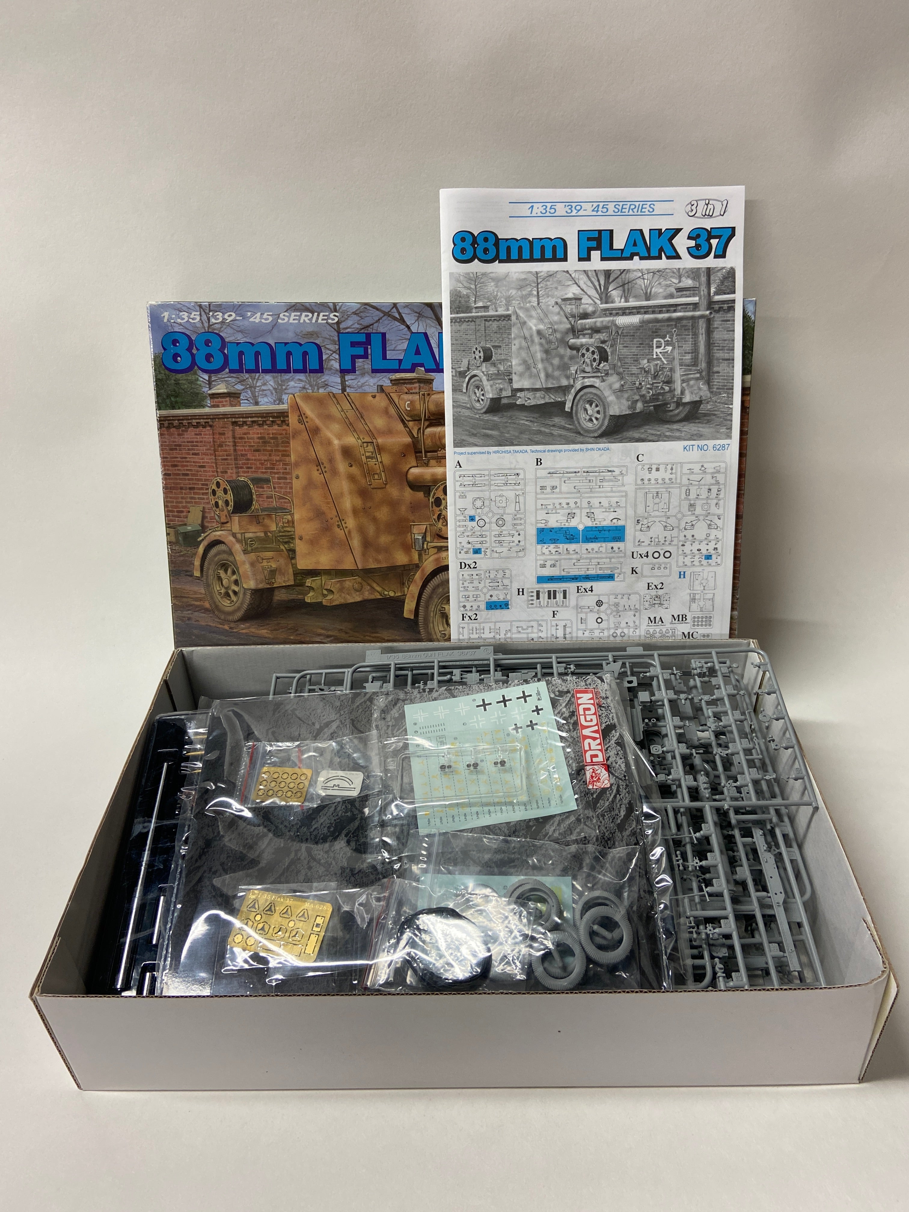 Dragon 1:35 88mm Flak 37 6287