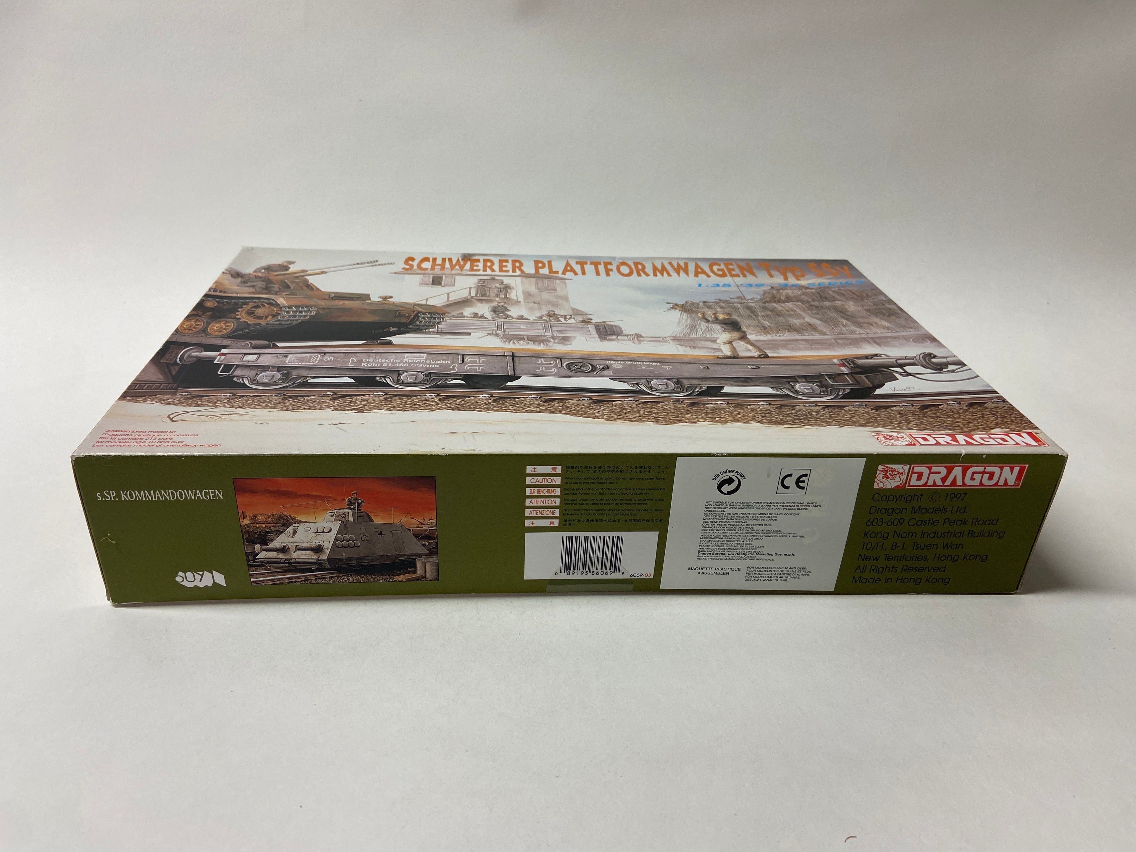 Dragon 1:35 Schwerer Plattformwagen Typ Ssy 6069