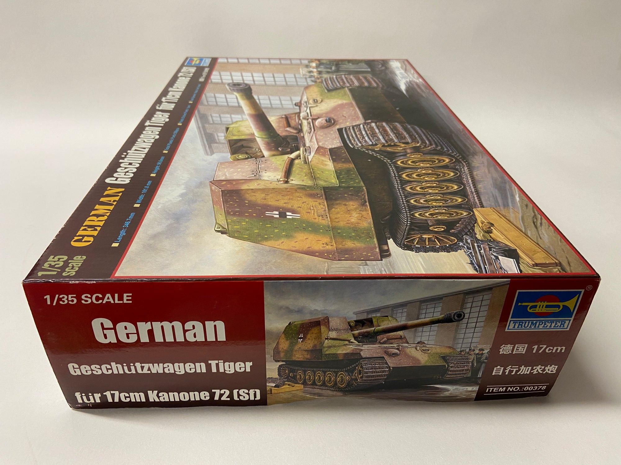 German Geschützwagen Tiger für 17cm Kanone 72 (Sf)