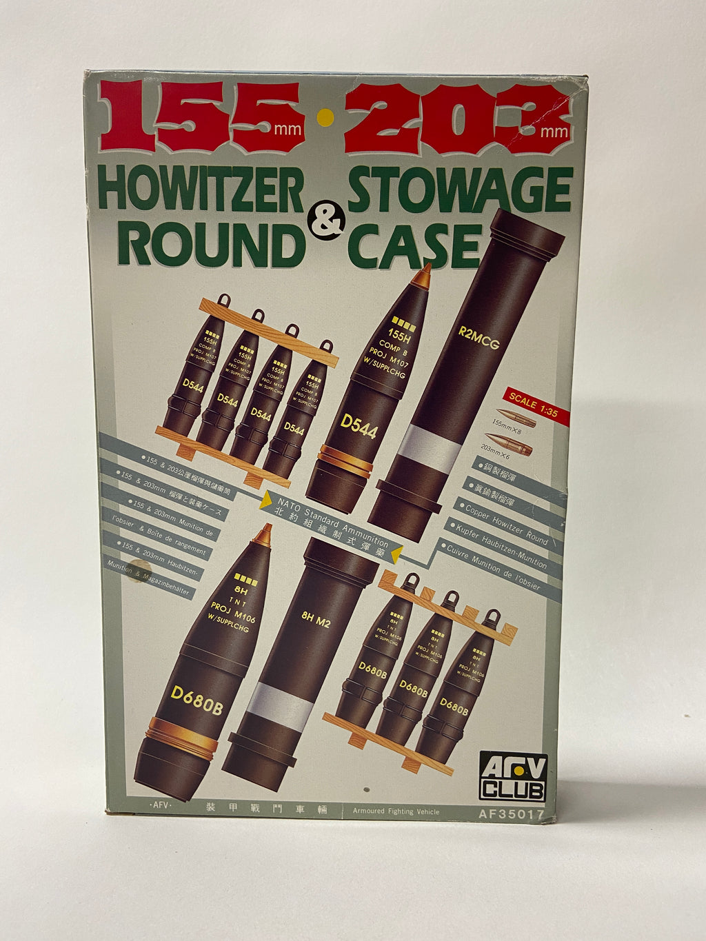 155mm 203mm Howitzer Round & Stowage Case