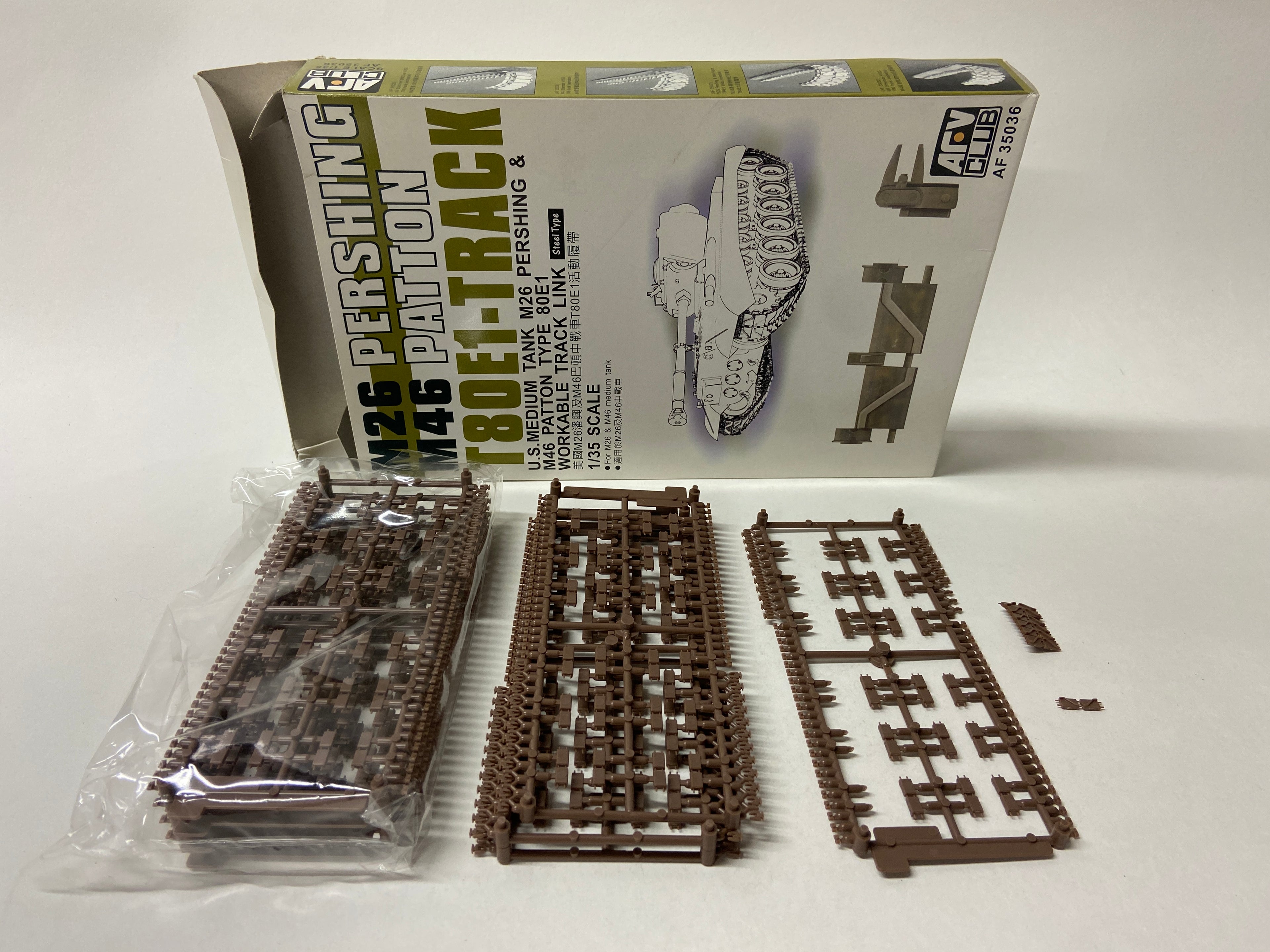 AFV Club 1:35 M26 Pershing / M46 Patton T80E1-Track AF35036