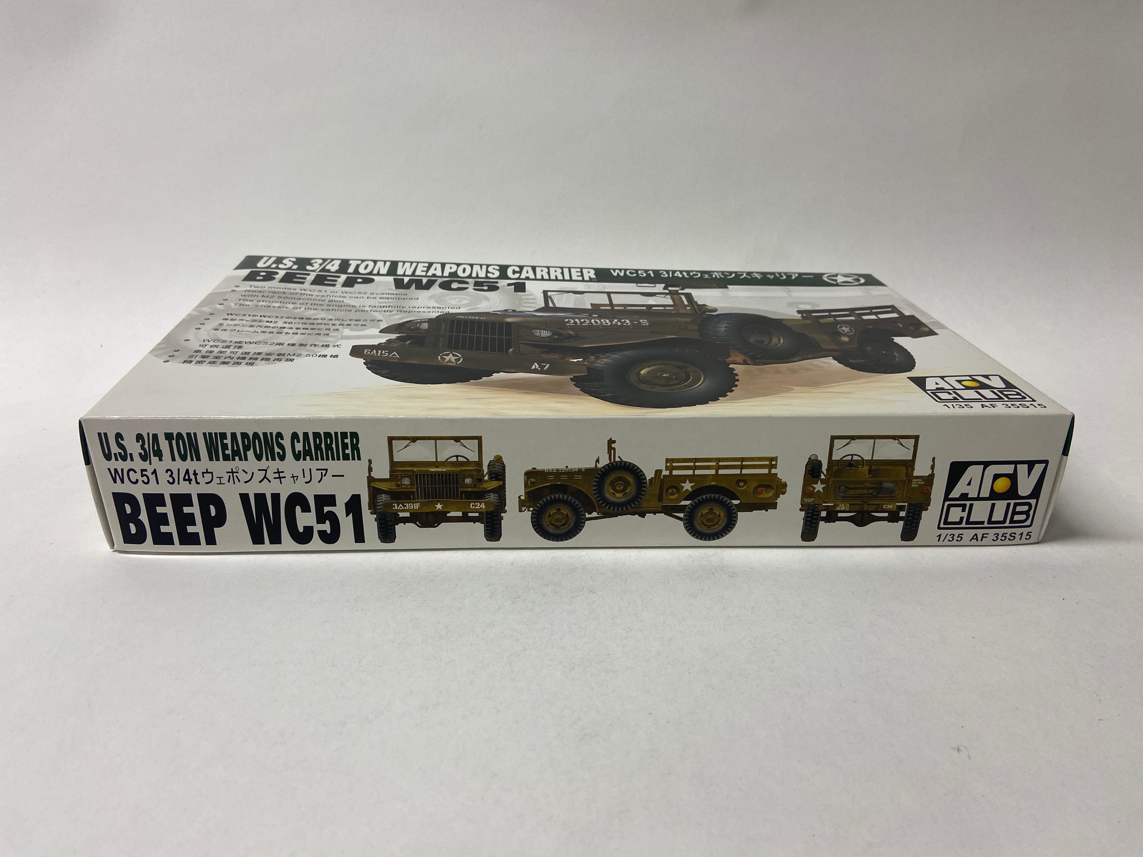AFV Club 1:35 U.S. 3/4 Ton Weapons Carrier Beep WC51 AF35S15