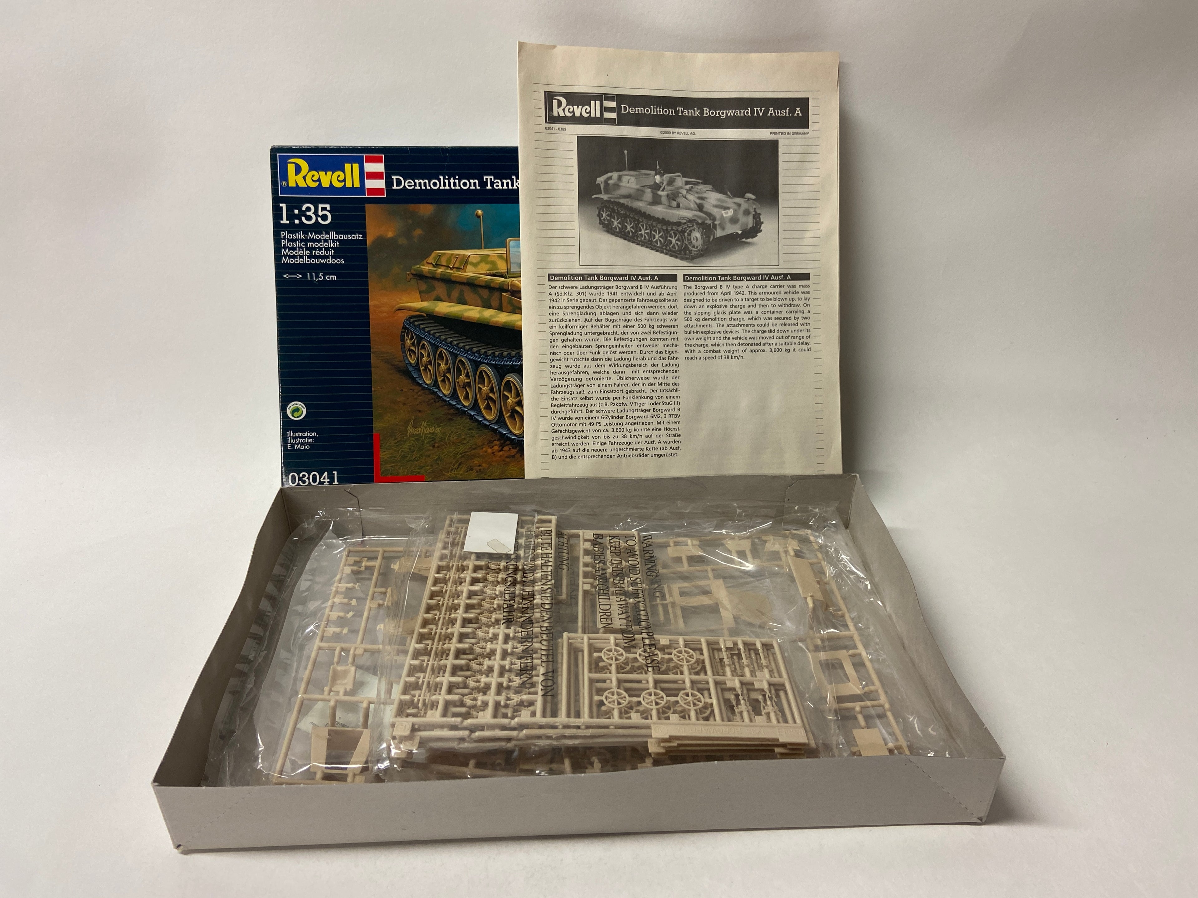 Revell 1:35 Demolition Tank Borgward IV Ausf. A 03041