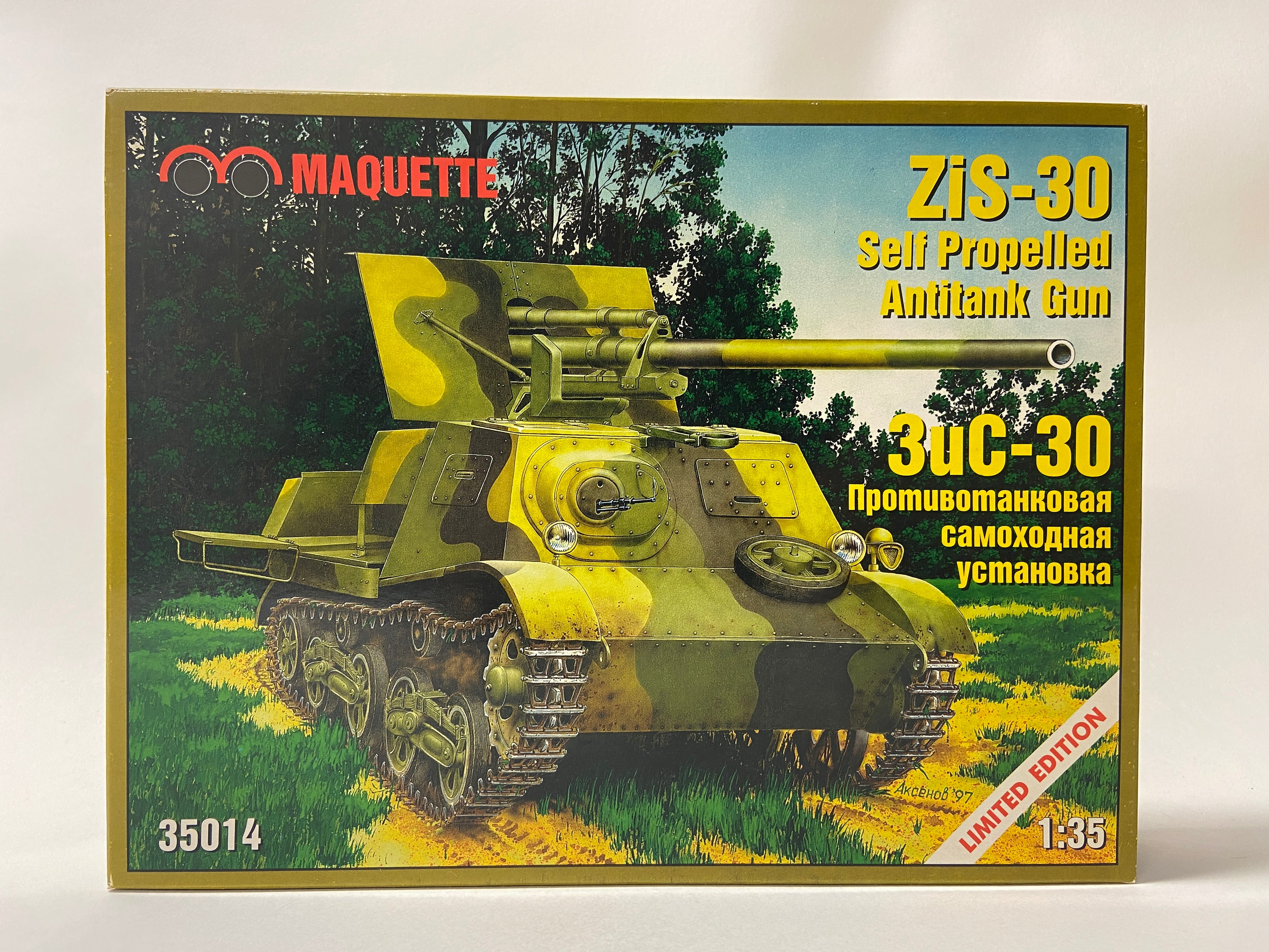 Maquette 1:35 ZiS-30 Self Propelled Antitank Gun MQ-35014