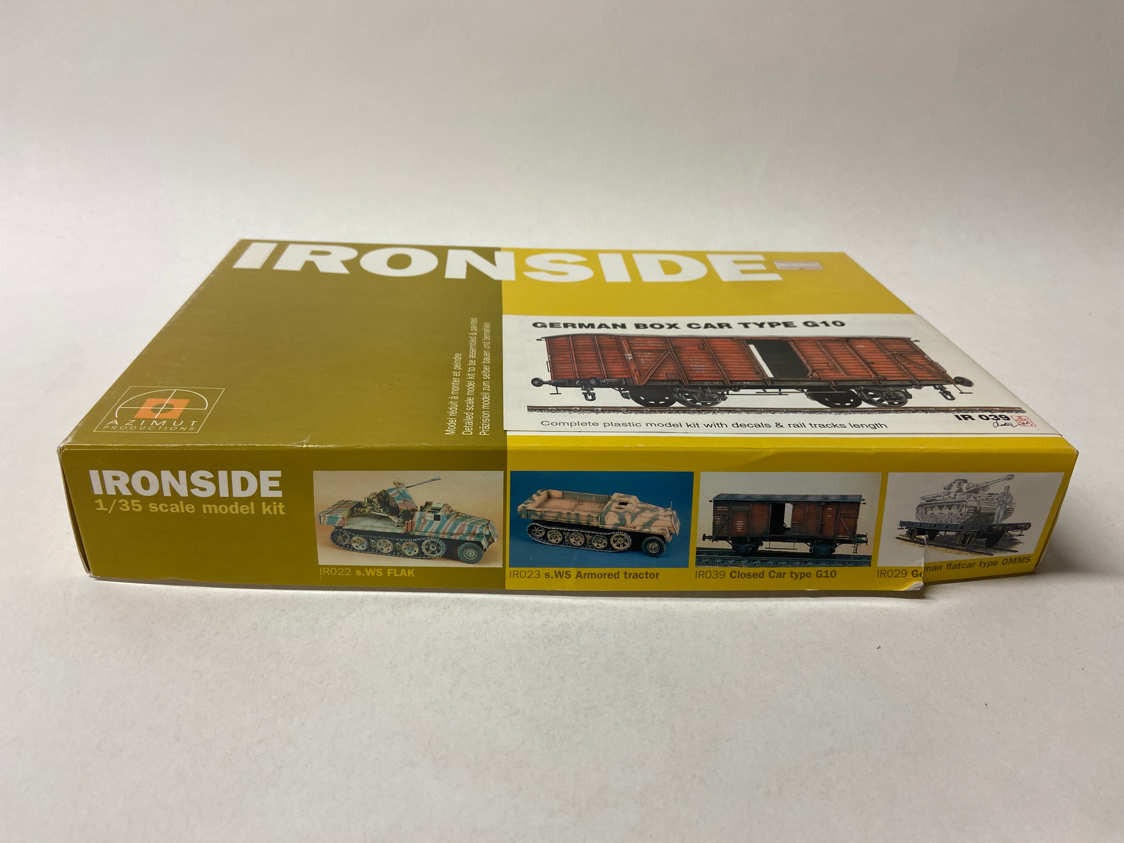 Azimut-Ironside 1:35 German Box Car Type G10 IR039