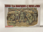 Dragon 1:35 2x German 12cm Granatwerfer 42 Mortar w/Crew (2 kits in doos) 6090