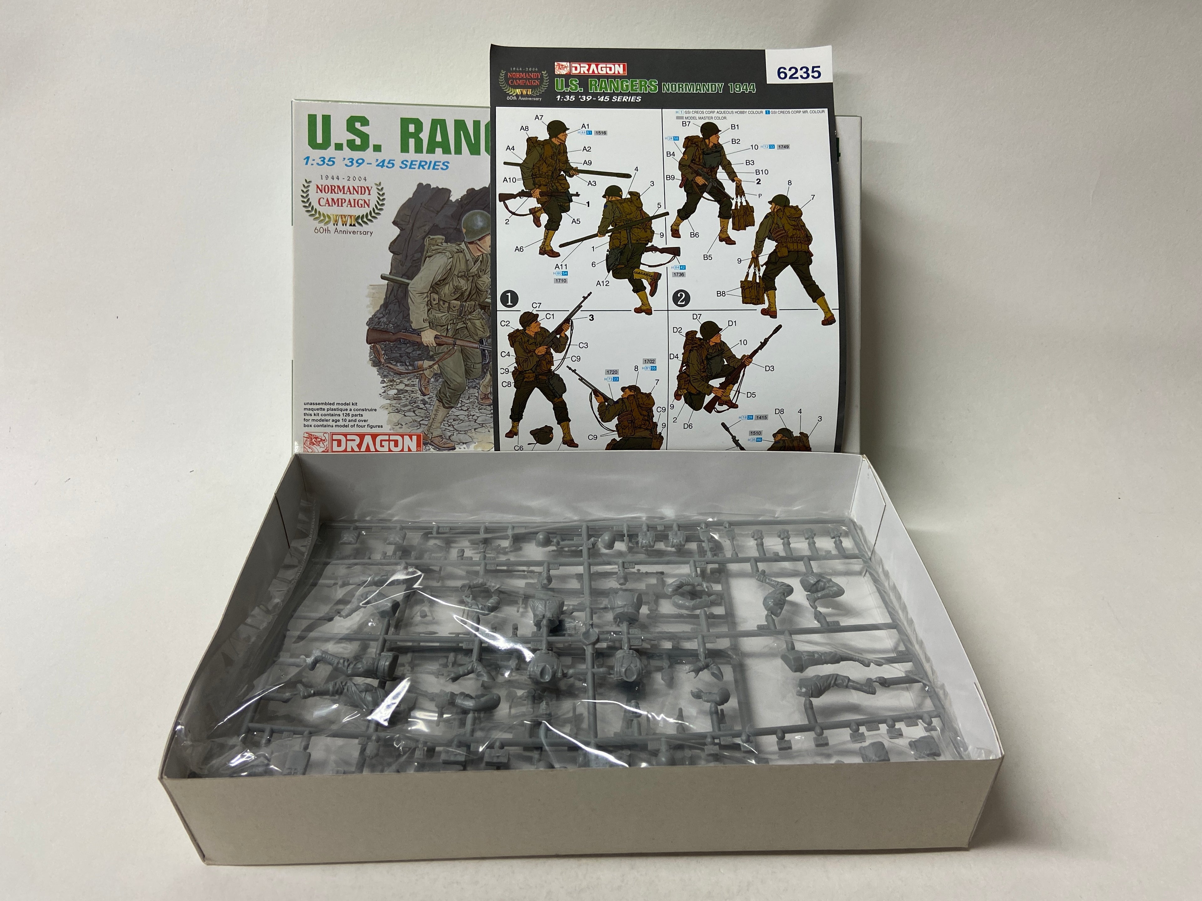 Dragon 1:35 U.S. Rangers Normandy 1944 6235