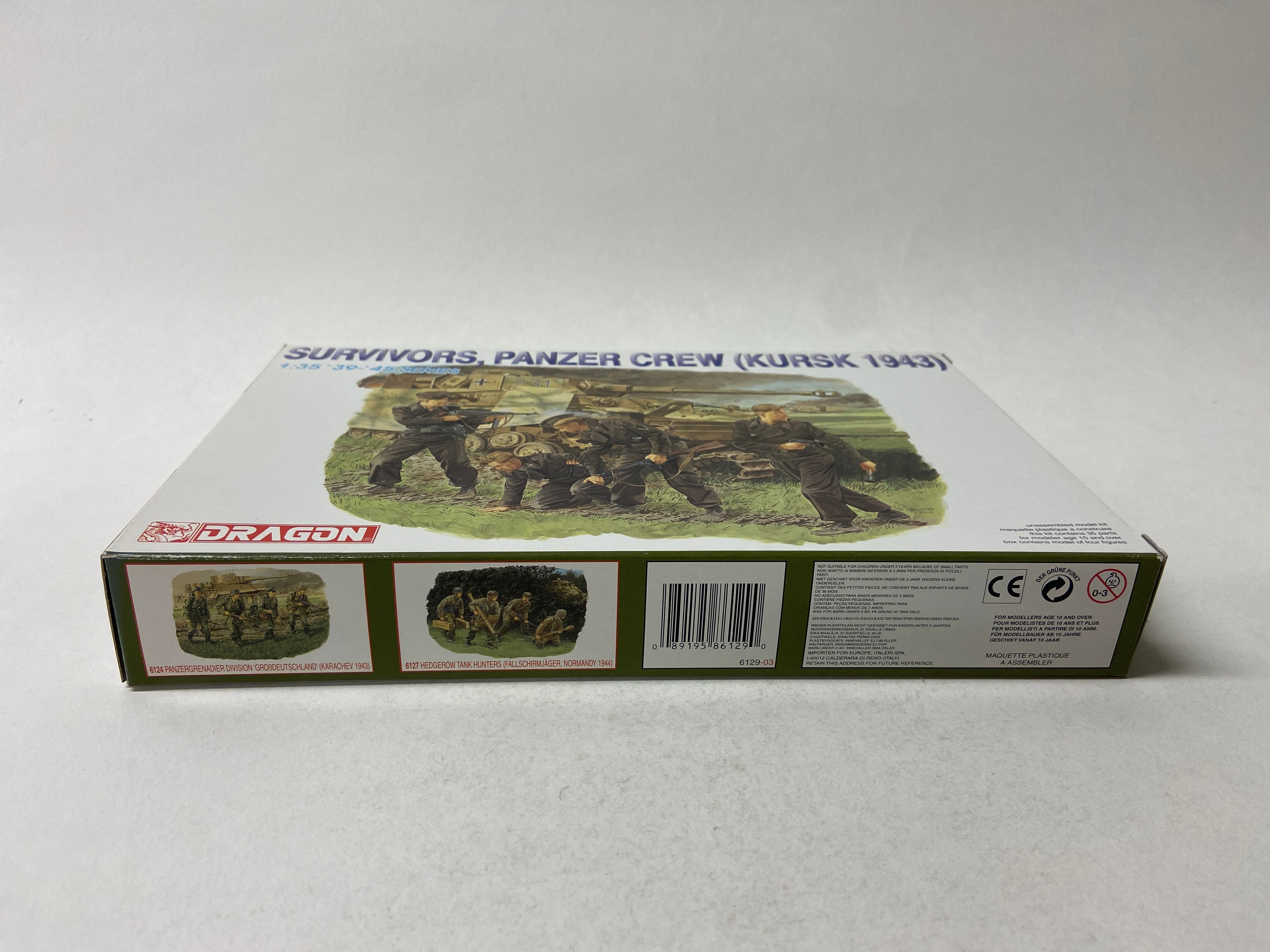 Dragon 1:35 2x Survivors, Panzer Crew (Kursk 1943) (2 kits in doos) 6129