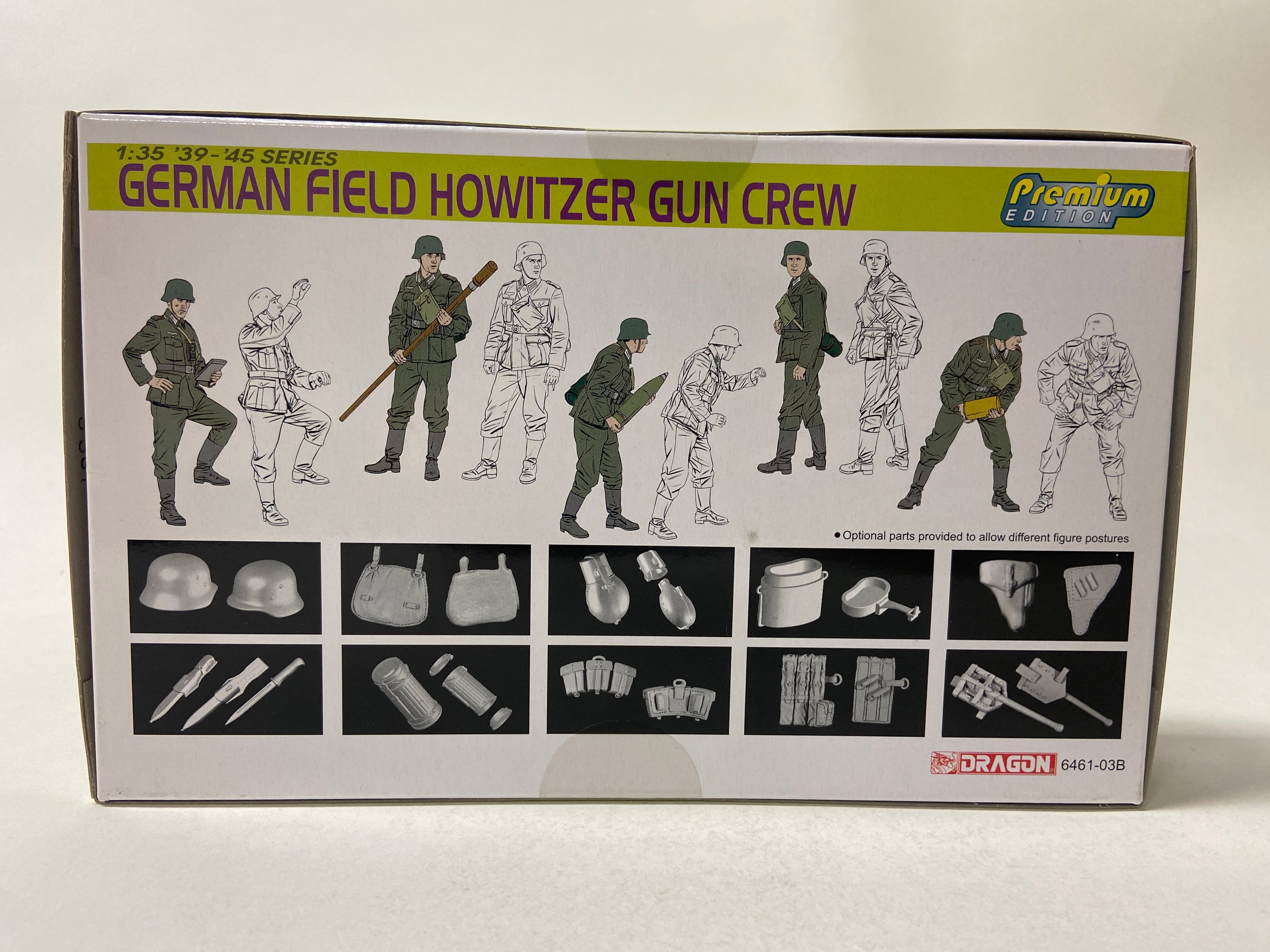 Dragon 1:35 German Field Howitzer Gun Crew 6461