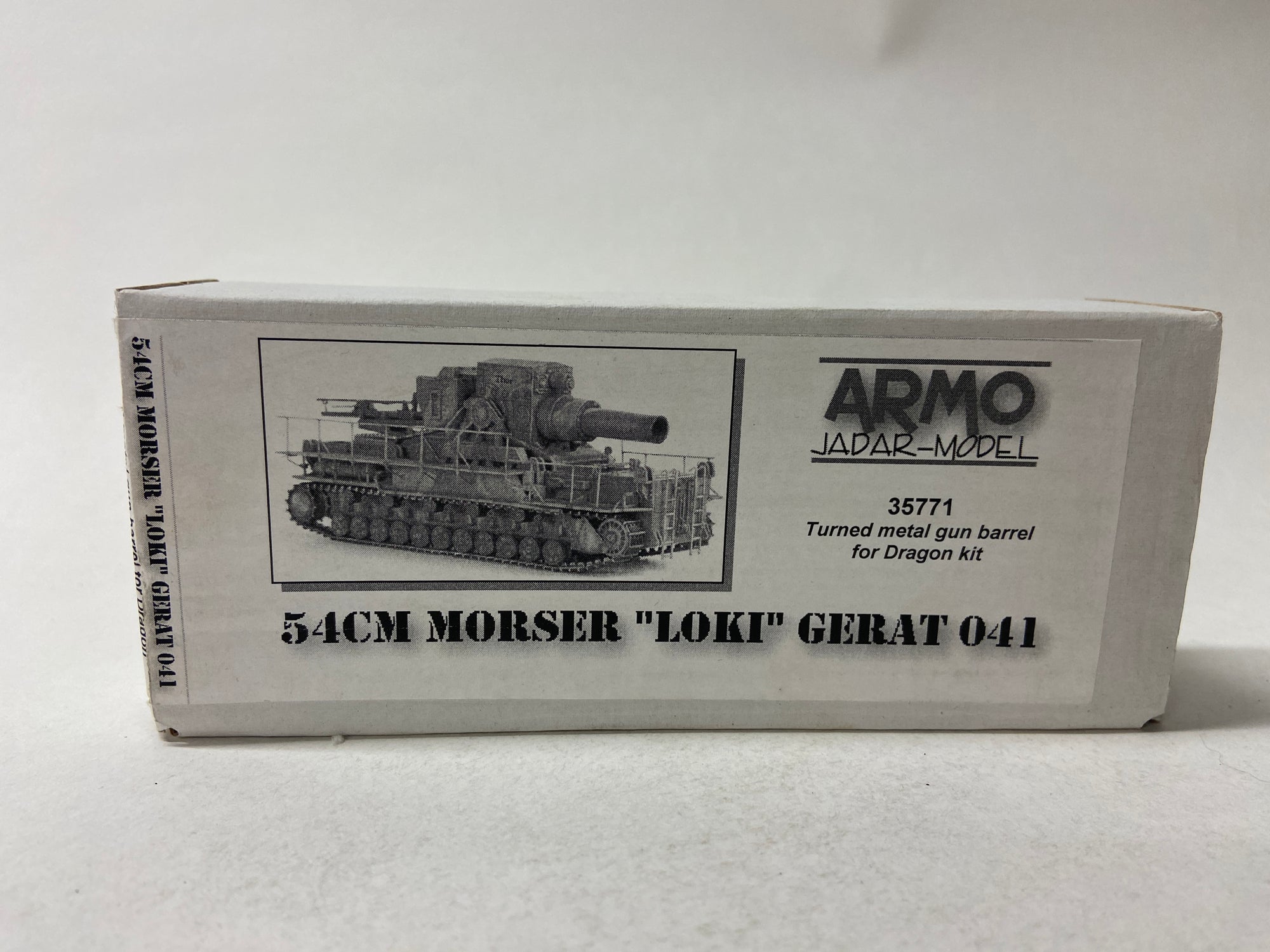 54cm Morser "Loki" Gerat 041 Turned metal gun barrel for Dragon kit