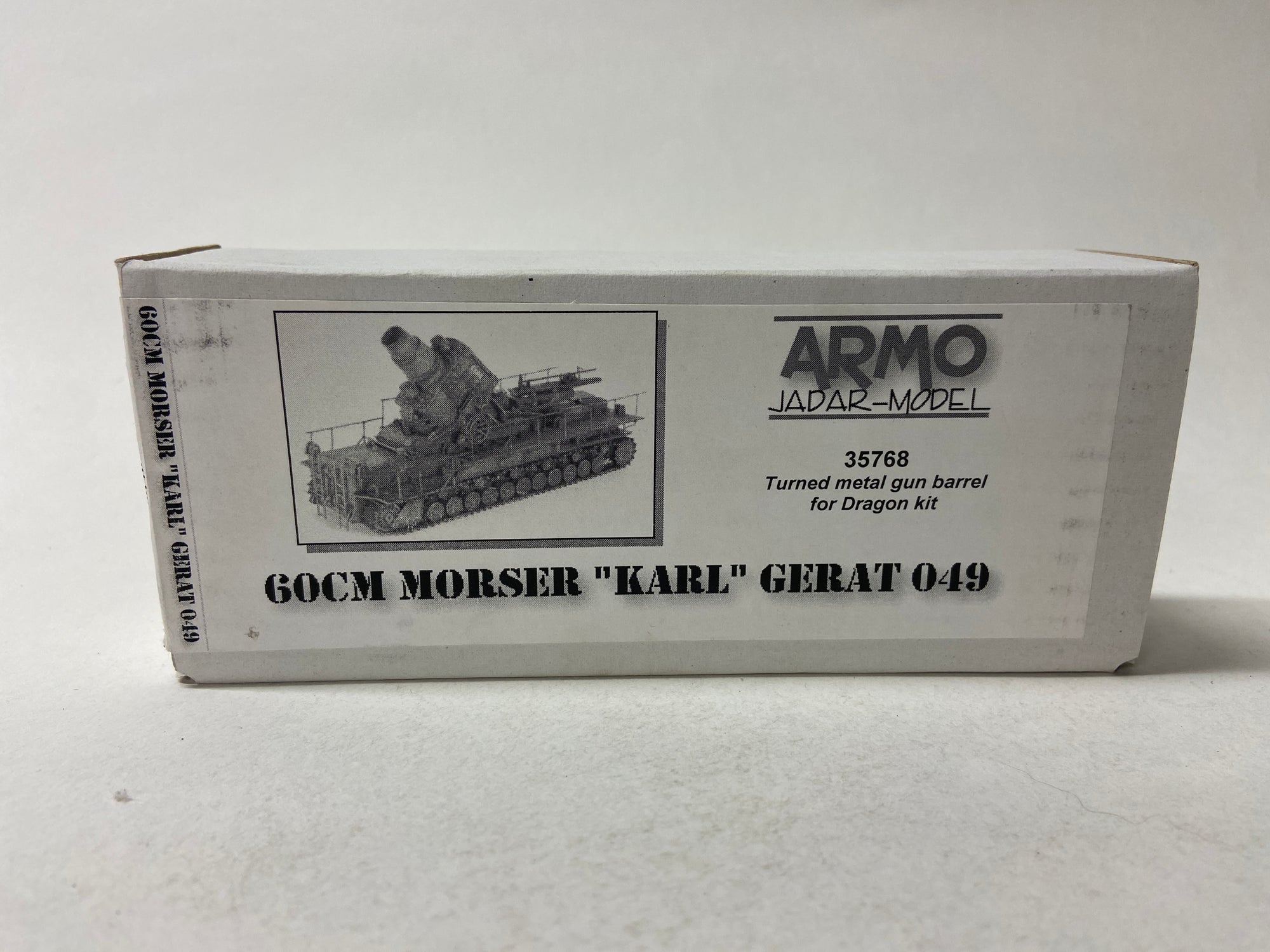60cm Morser "Karl" Gerat 049 Turned metal gun barrel for Dragon kit