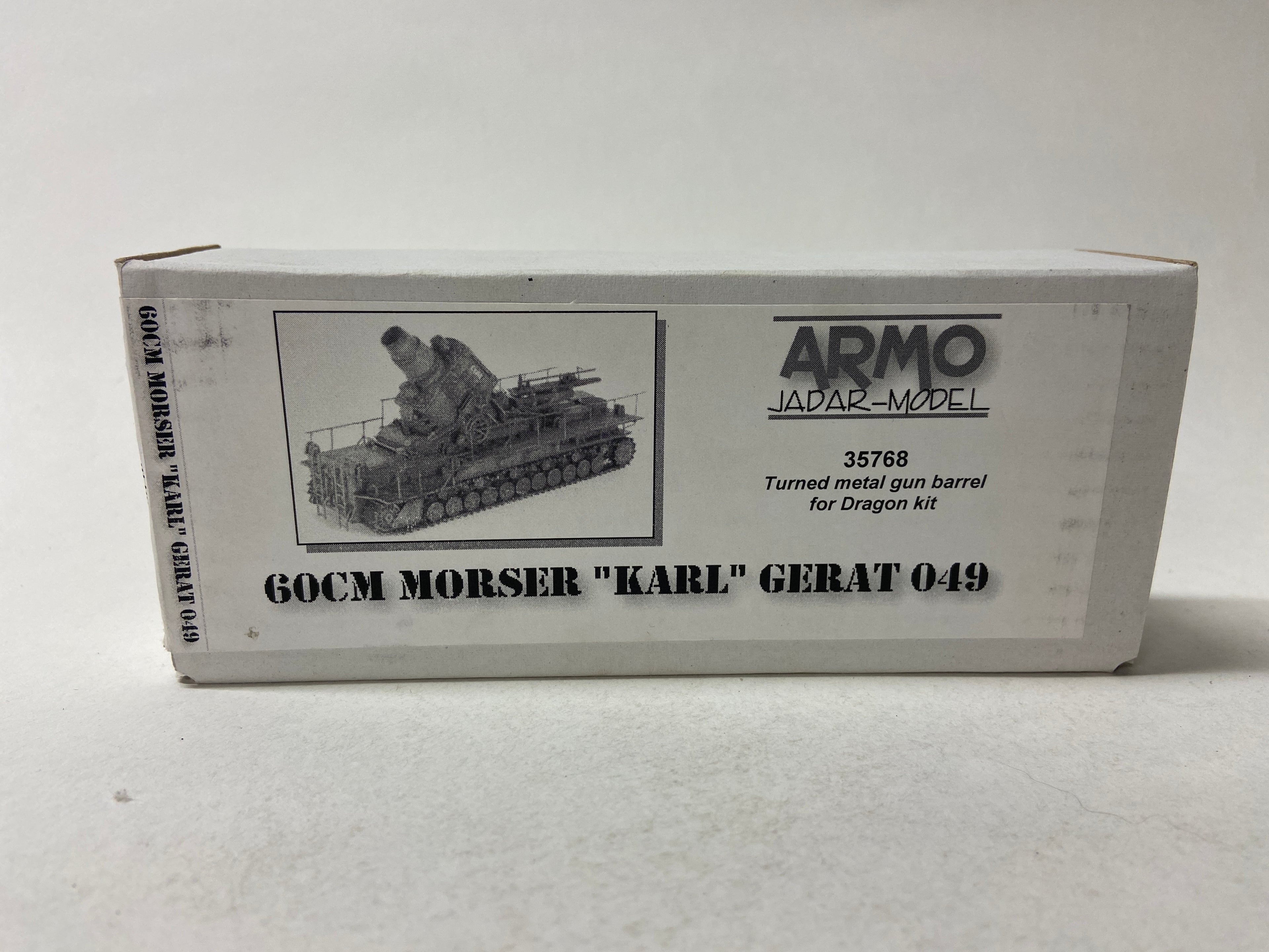 60cm Morser "Karl" Gerat 049 Turned metal gun barrel for Dragon kit